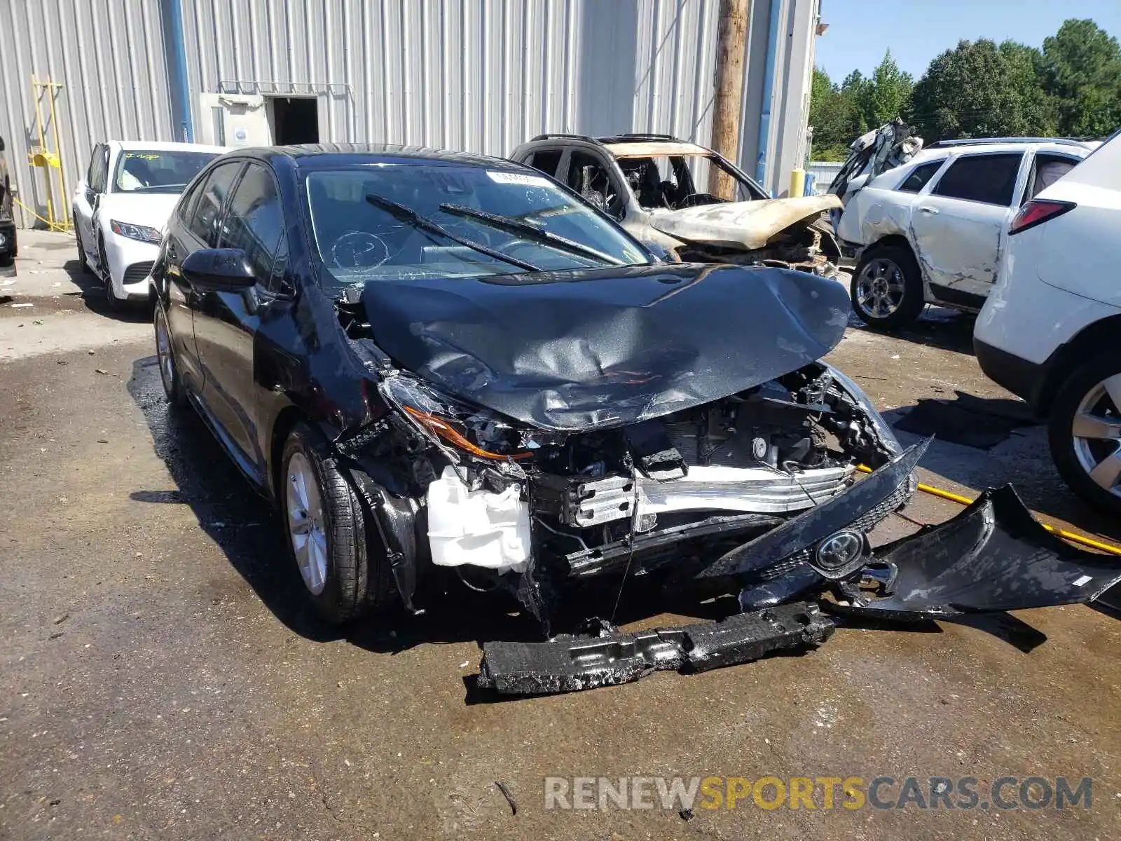 1 Photograph of a damaged car JTDHPRAE9LJ006858 TOYOTA COROLLA 2020