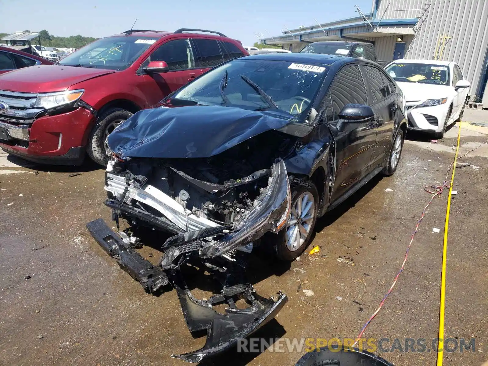 2 Photograph of a damaged car JTDHPRAE9LJ006858 TOYOTA COROLLA 2020