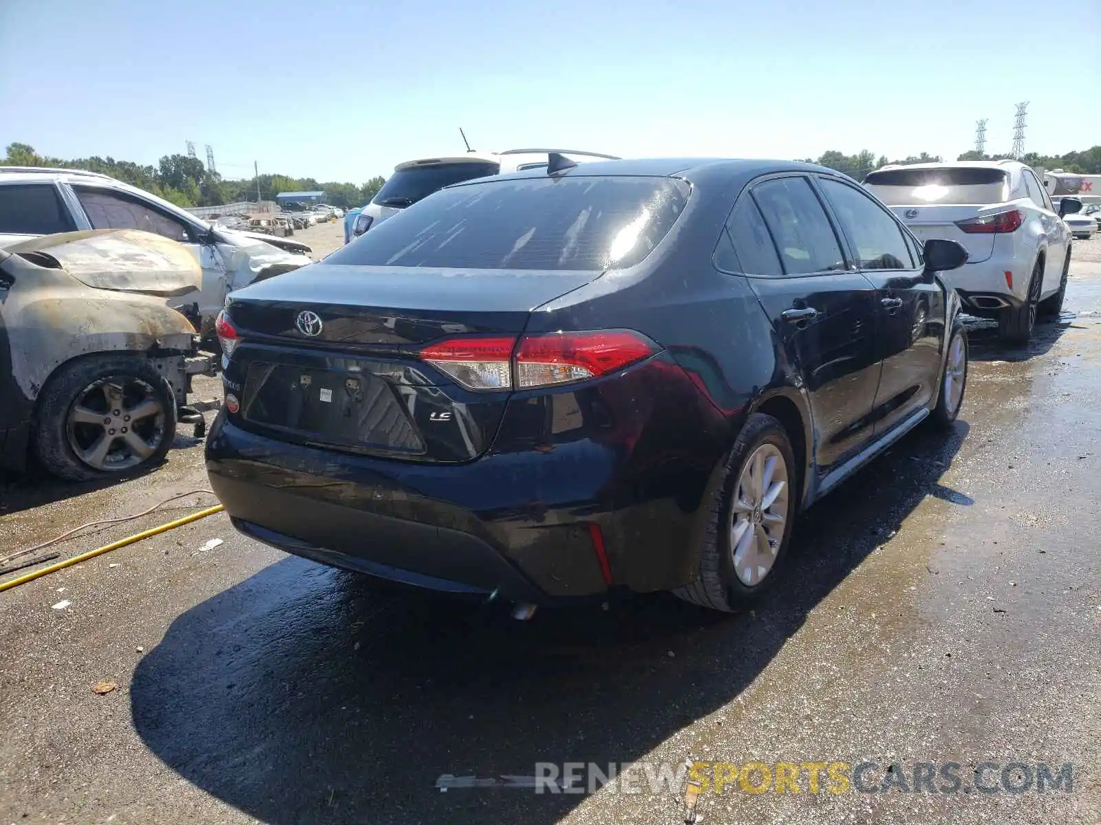 4 Photograph of a damaged car JTDHPRAE9LJ006858 TOYOTA COROLLA 2020