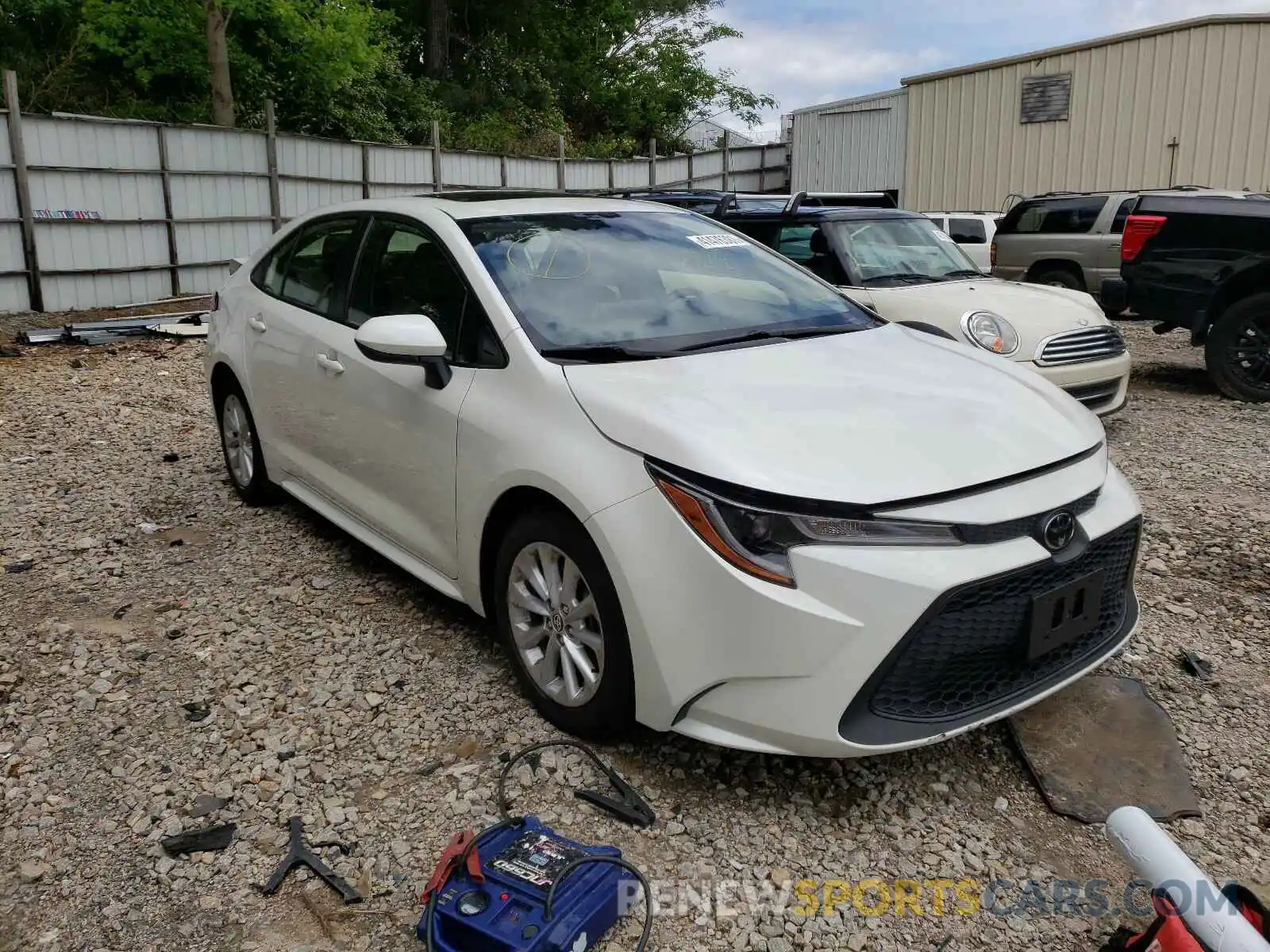 1 Photograph of a damaged car JTDHPRAE9LJ007394 TOYOTA COROLLA 2020