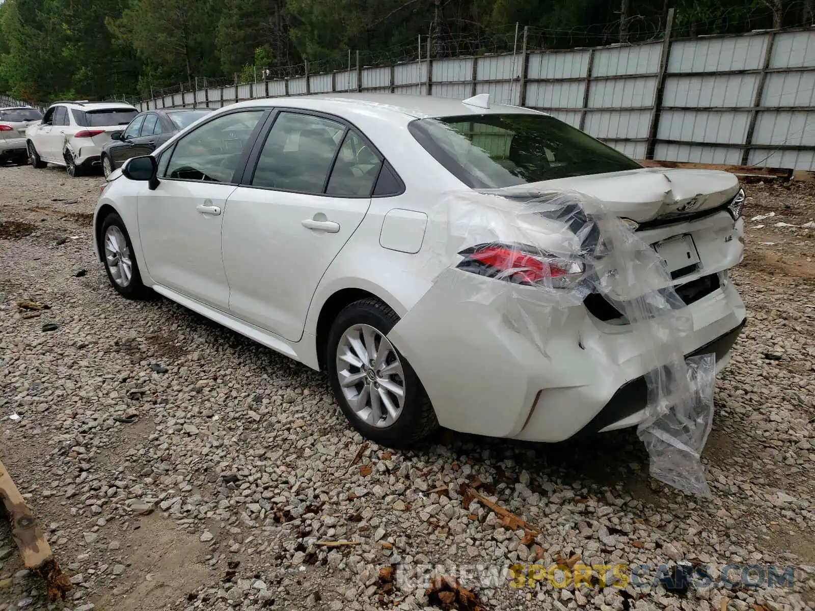 3 Photograph of a damaged car JTDHPRAE9LJ007394 TOYOTA COROLLA 2020