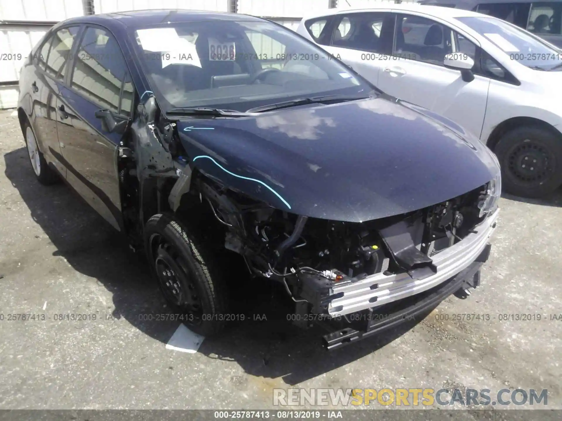 6 Photograph of a damaged car JTDHPRAE9LJ010067 TOYOTA COROLLA 2020