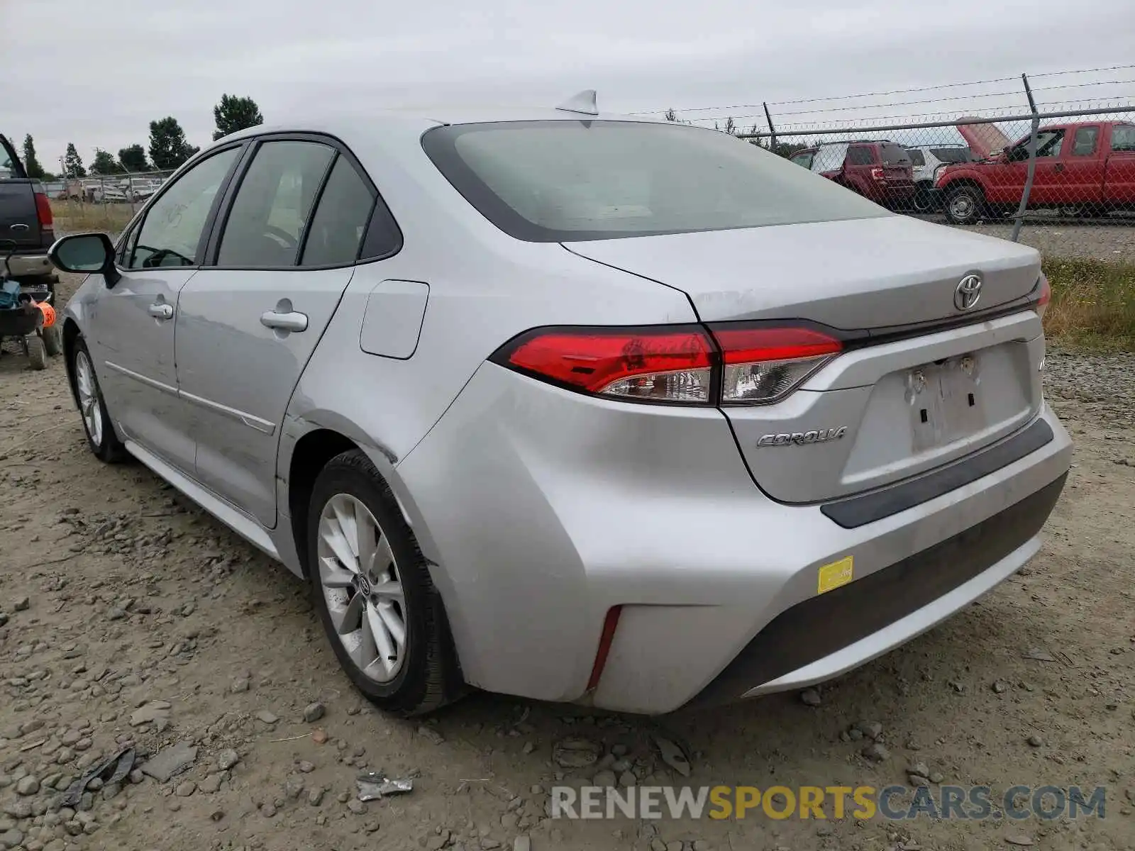 3 Photograph of a damaged car JTDHPRAE9LJ015155 TOYOTA COROLLA 2020