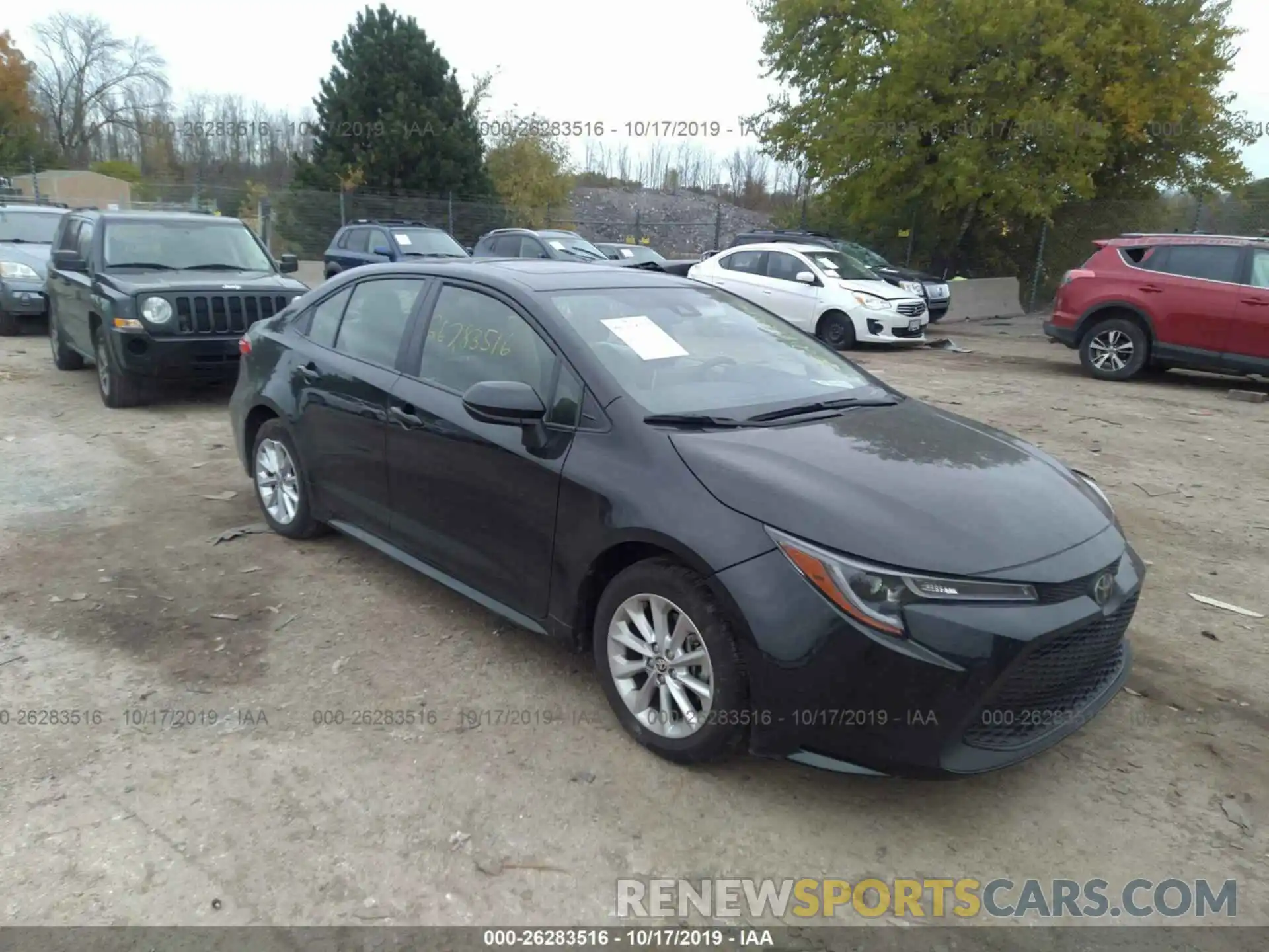 1 Photograph of a damaged car JTDHPRAE9LJ015737 TOYOTA COROLLA 2020