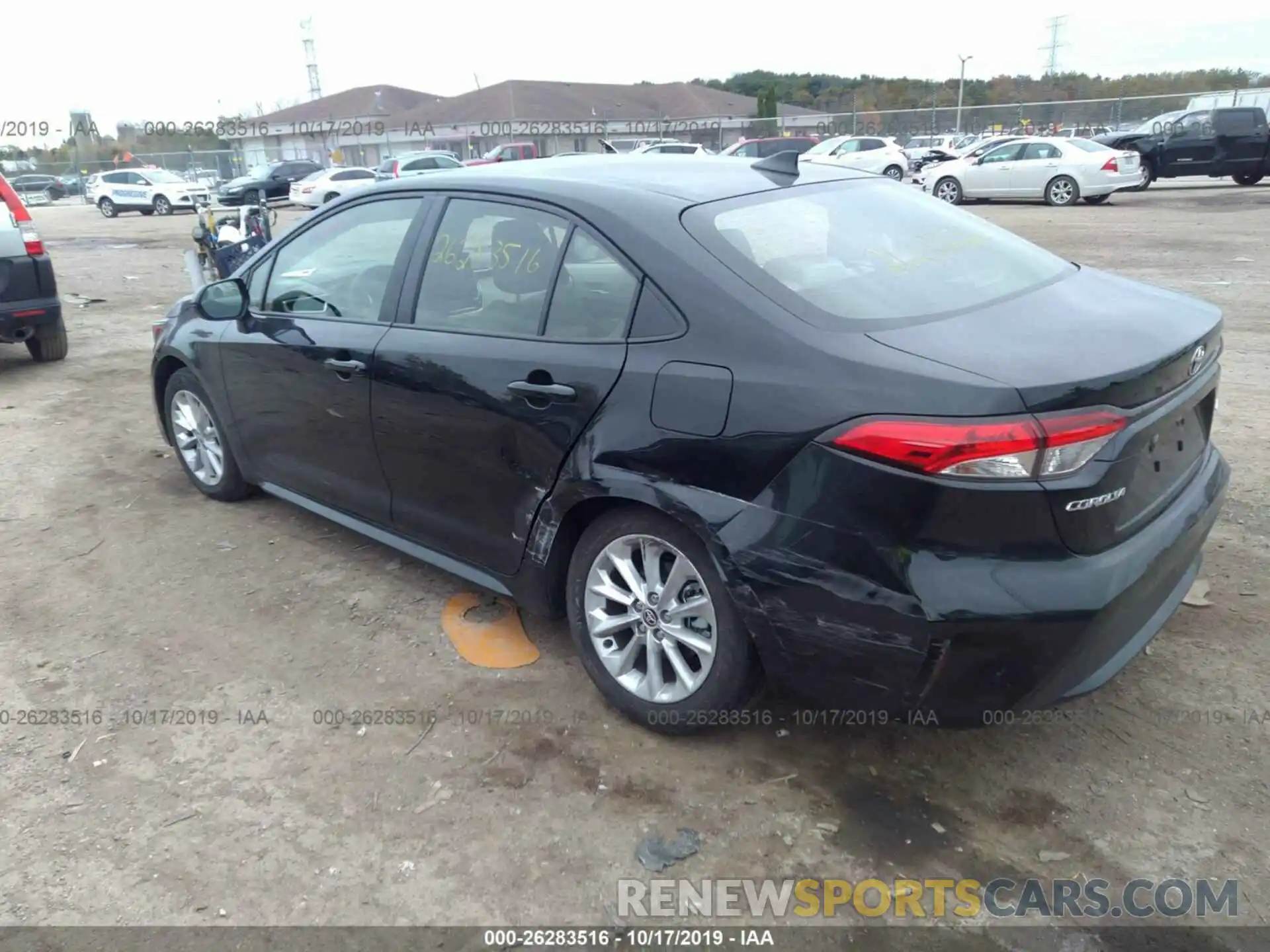 3 Photograph of a damaged car JTDHPRAE9LJ015737 TOYOTA COROLLA 2020