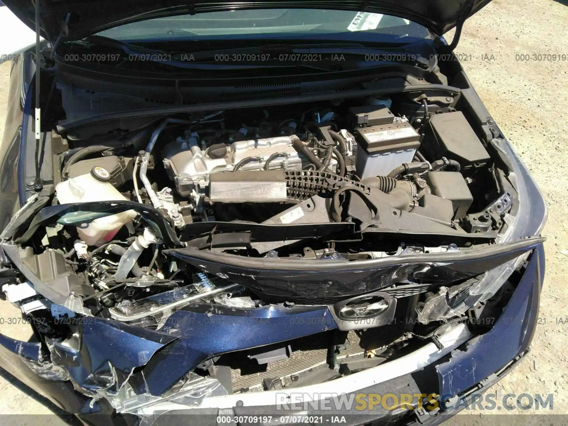 10 Photograph of a damaged car JTDHPRAE9LJ015916 TOYOTA COROLLA 2020