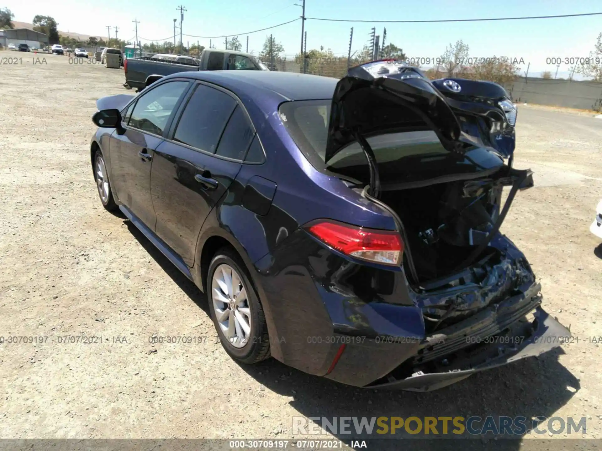 3 Photograph of a damaged car JTDHPRAE9LJ015916 TOYOTA COROLLA 2020