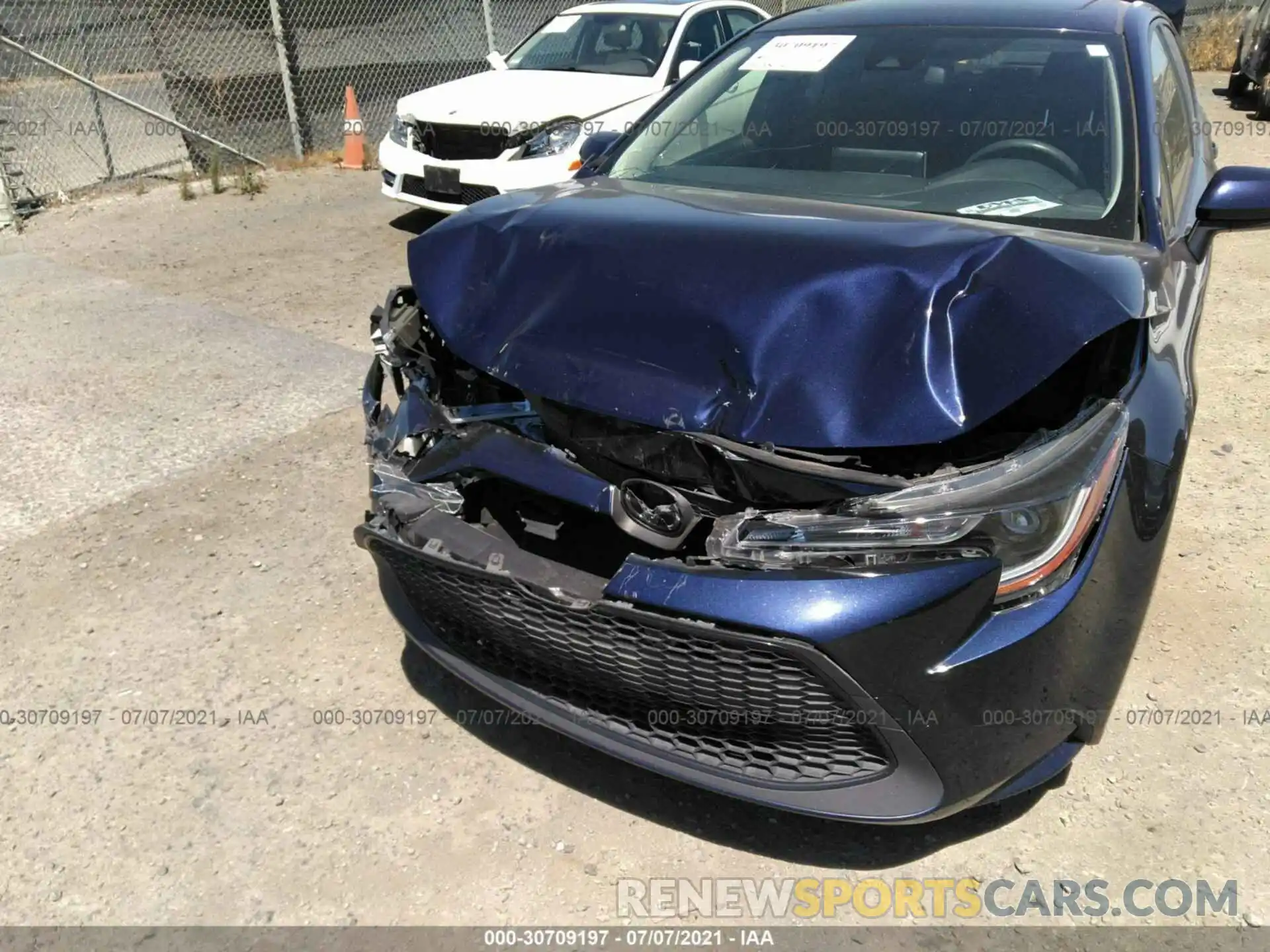 6 Photograph of a damaged car JTDHPRAE9LJ015916 TOYOTA COROLLA 2020