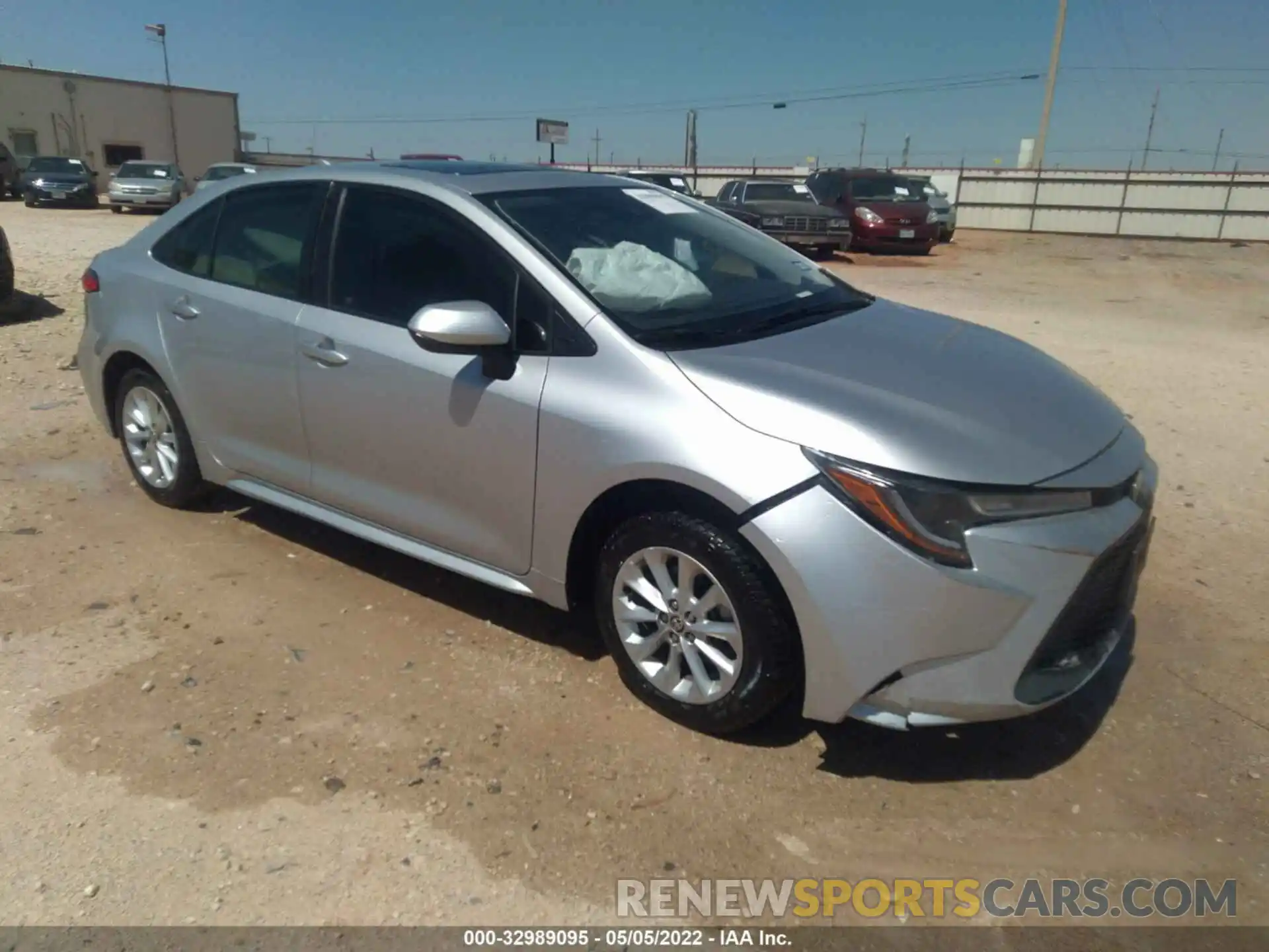 1 Photograph of a damaged car JTDHPRAE9LJ017374 TOYOTA COROLLA 2020