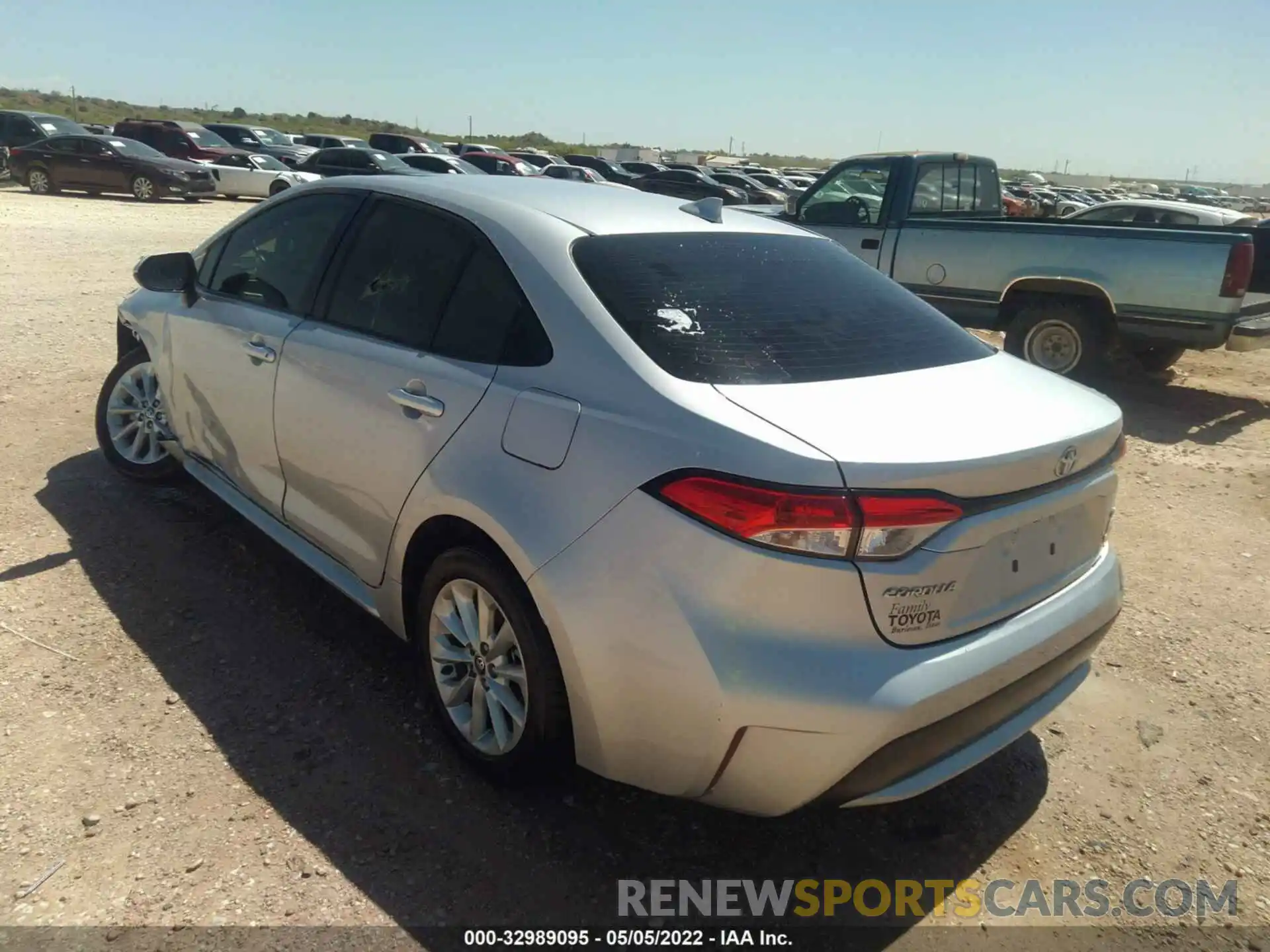 3 Photograph of a damaged car JTDHPRAE9LJ017374 TOYOTA COROLLA 2020