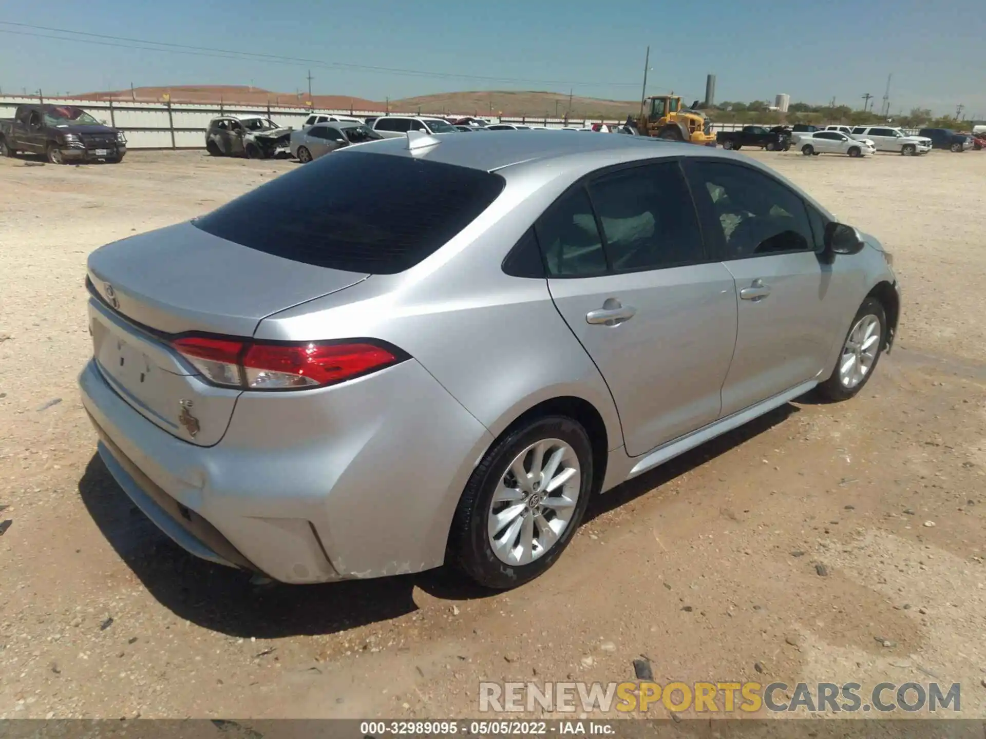 4 Photograph of a damaged car JTDHPRAE9LJ017374 TOYOTA COROLLA 2020