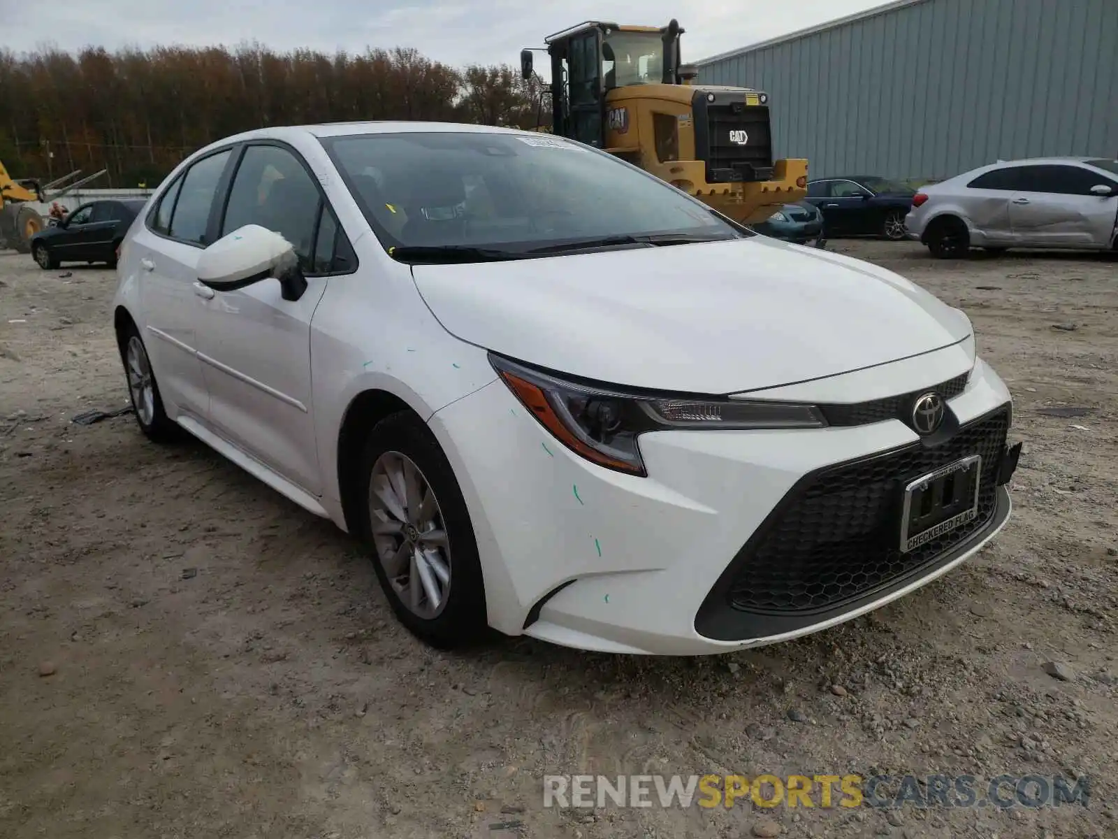 1 Photograph of a damaged car JTDHPRAE9LJ030934 TOYOTA COROLLA 2020