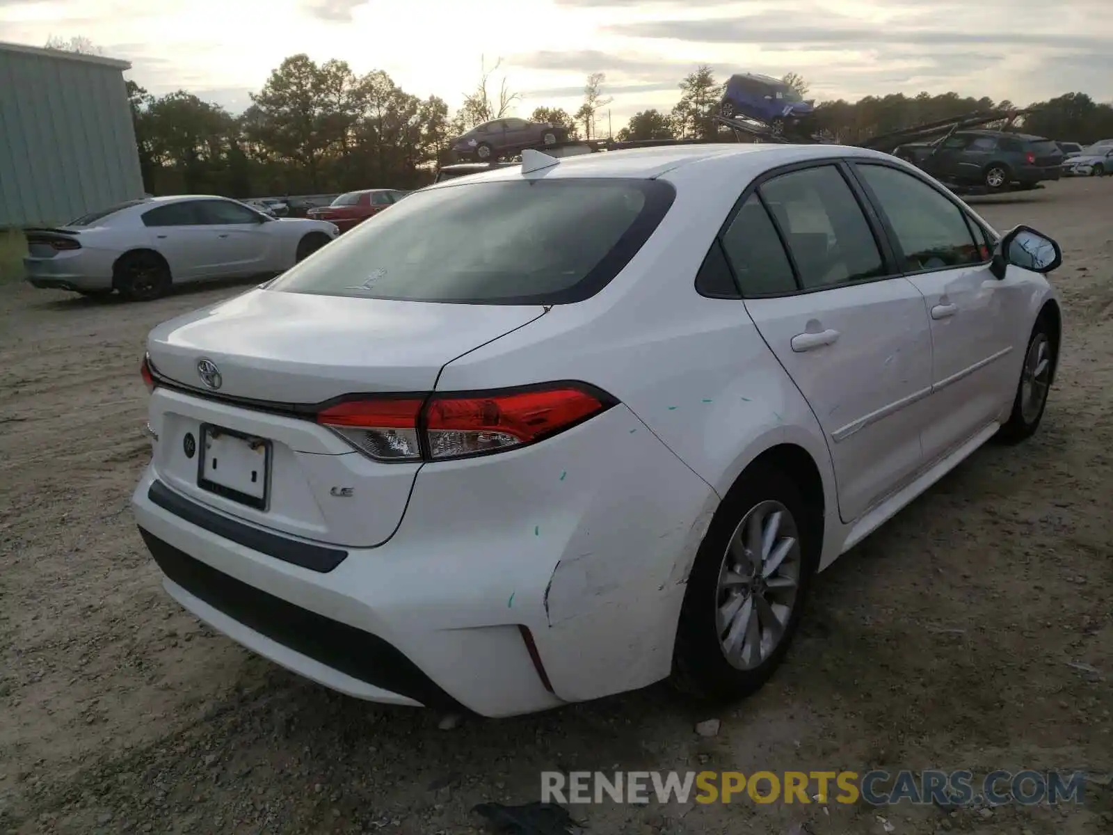 4 Photograph of a damaged car JTDHPRAE9LJ030934 TOYOTA COROLLA 2020