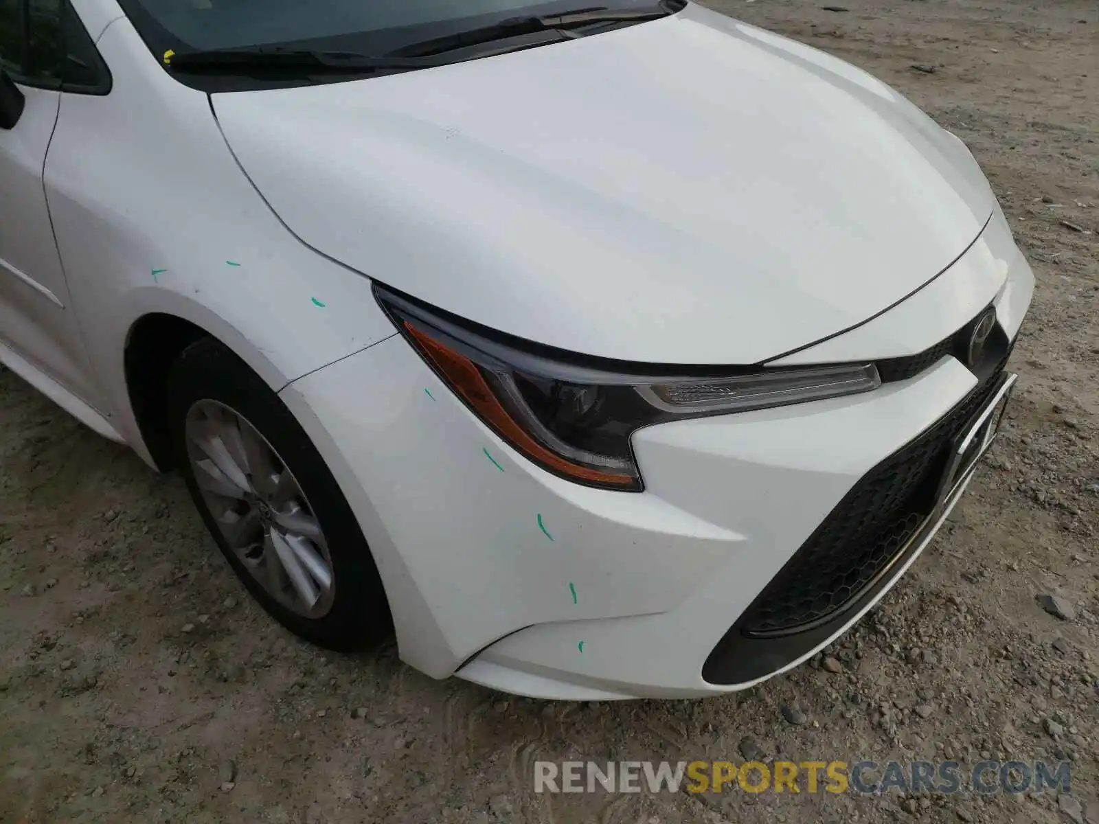 9 Photograph of a damaged car JTDHPRAE9LJ030934 TOYOTA COROLLA 2020