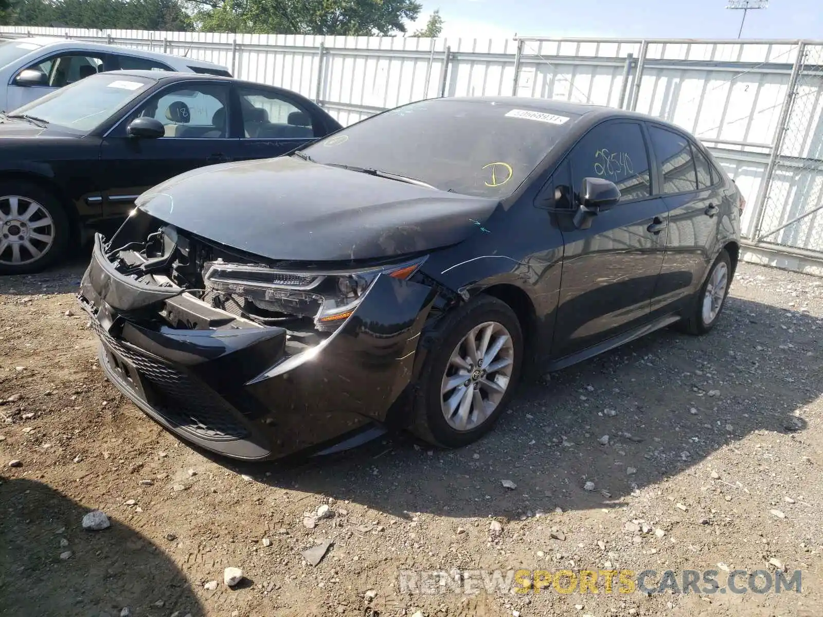 2 Photograph of a damaged car JTDHPRAE9LJ039276 TOYOTA COROLLA 2020