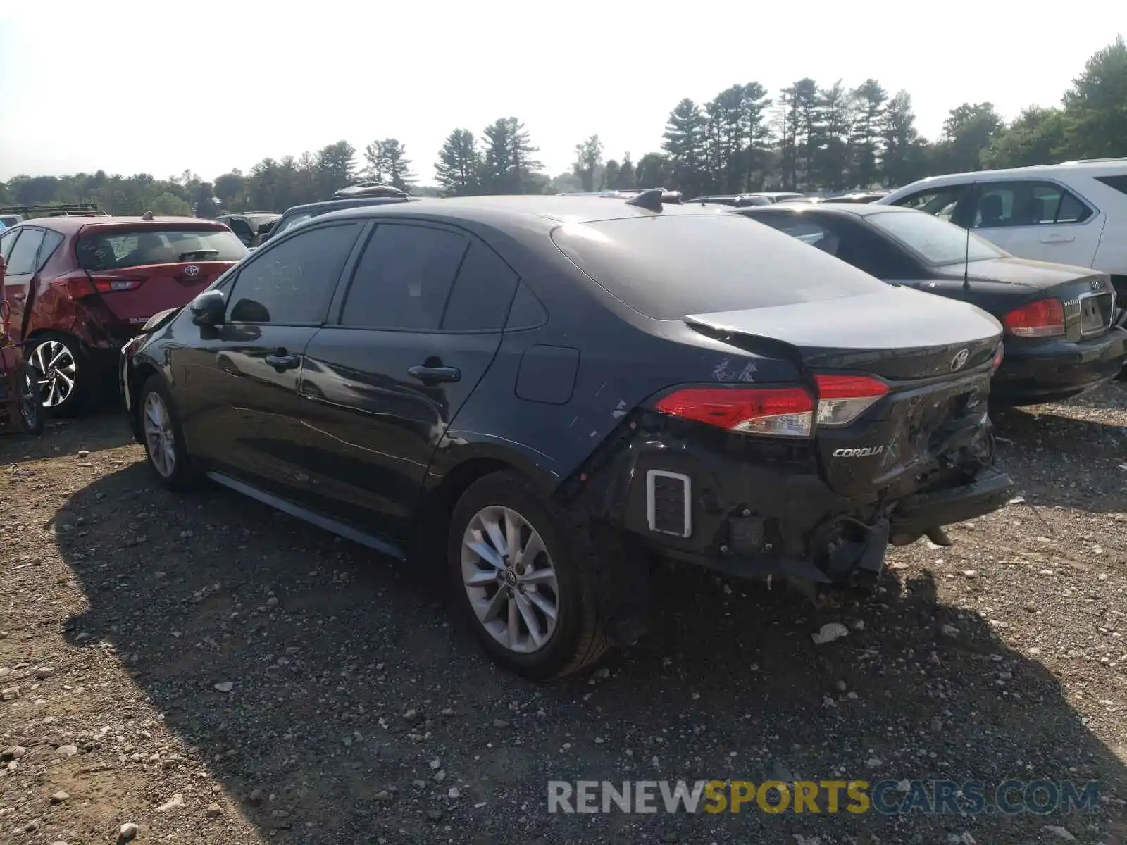 3 Photograph of a damaged car JTDHPRAE9LJ039276 TOYOTA COROLLA 2020