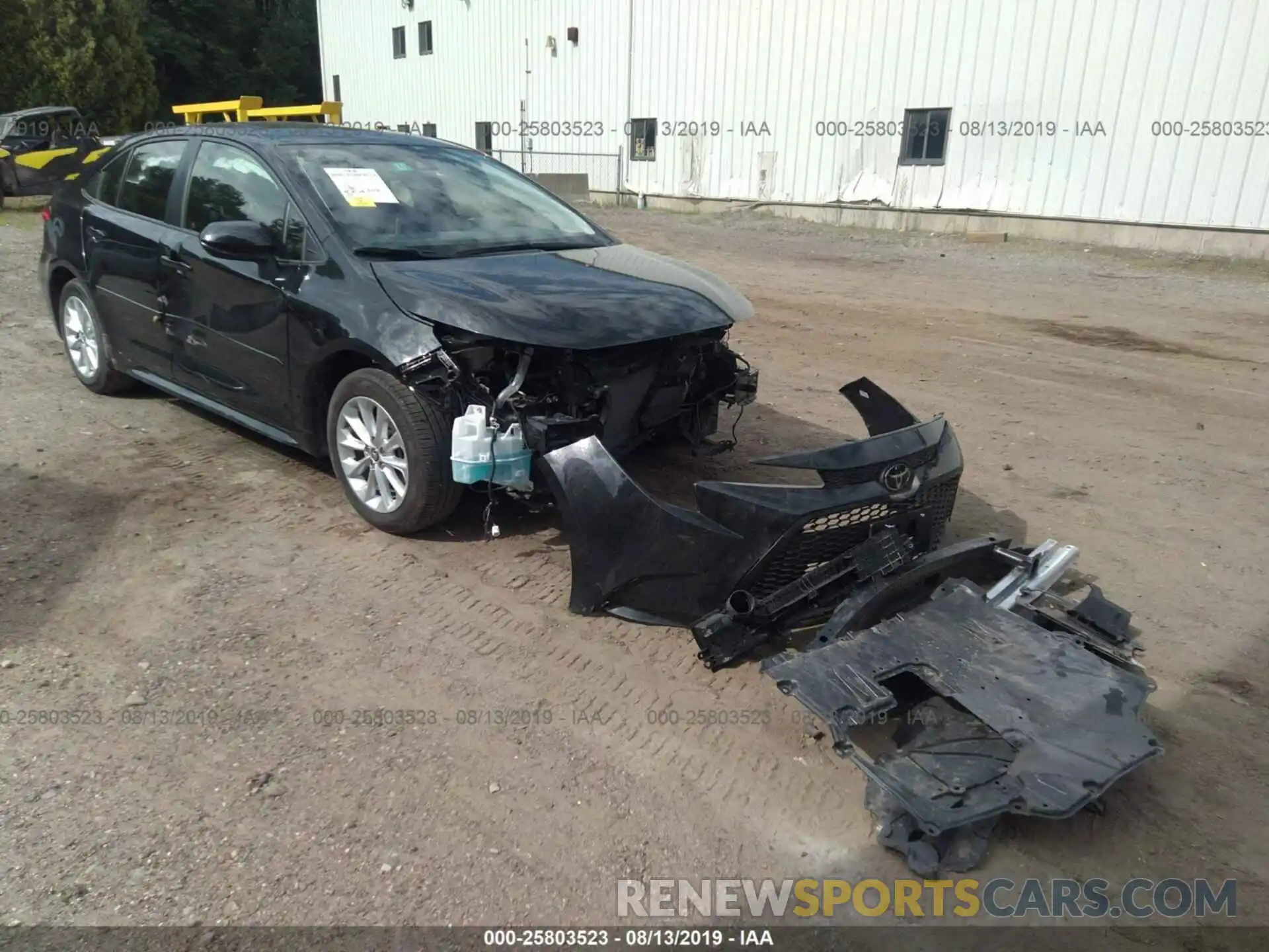 1 Photograph of a damaged car JTDHPRAE9LJ041531 TOYOTA COROLLA 2020