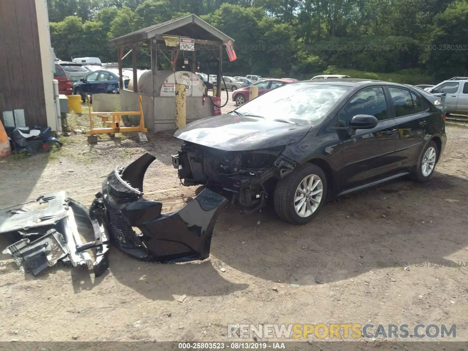 2 Photograph of a damaged car JTDHPRAE9LJ041531 TOYOTA COROLLA 2020