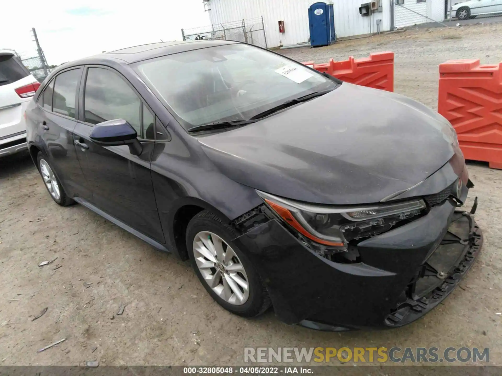 1 Photograph of a damaged car JTDHPRAE9LJ047541 TOYOTA COROLLA 2020