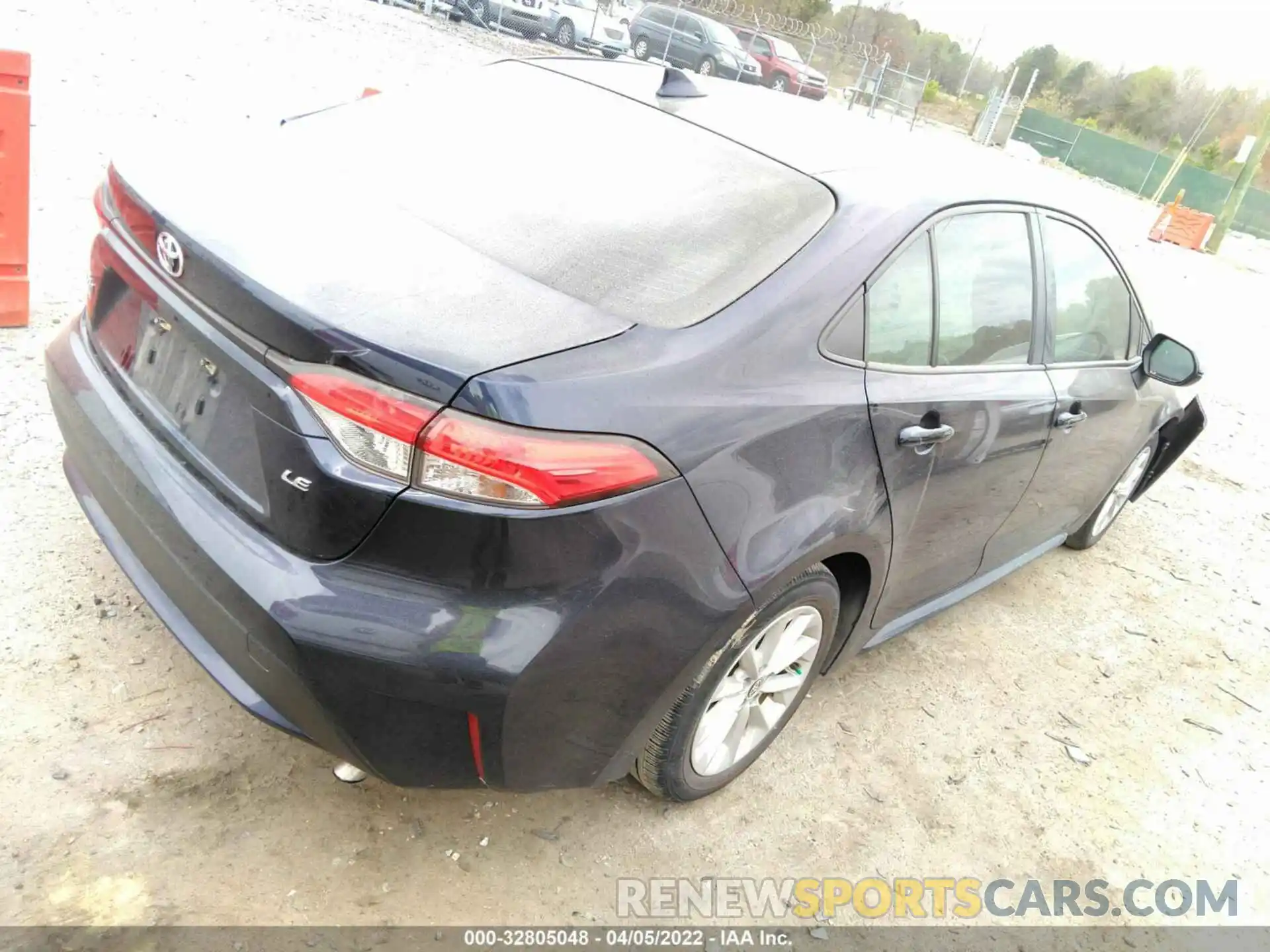 4 Photograph of a damaged car JTDHPRAE9LJ047541 TOYOTA COROLLA 2020