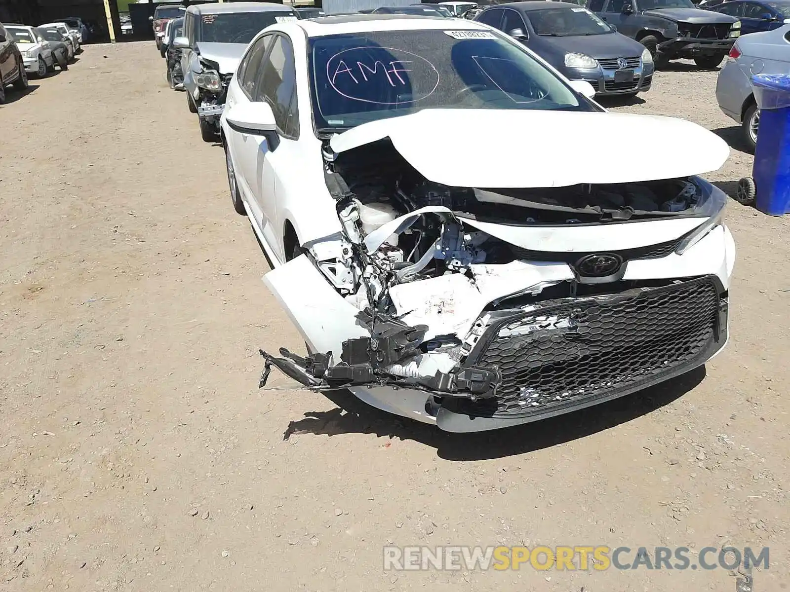 9 Photograph of a damaged car JTDHPRAE9LJ055154 TOYOTA COROLLA 2020