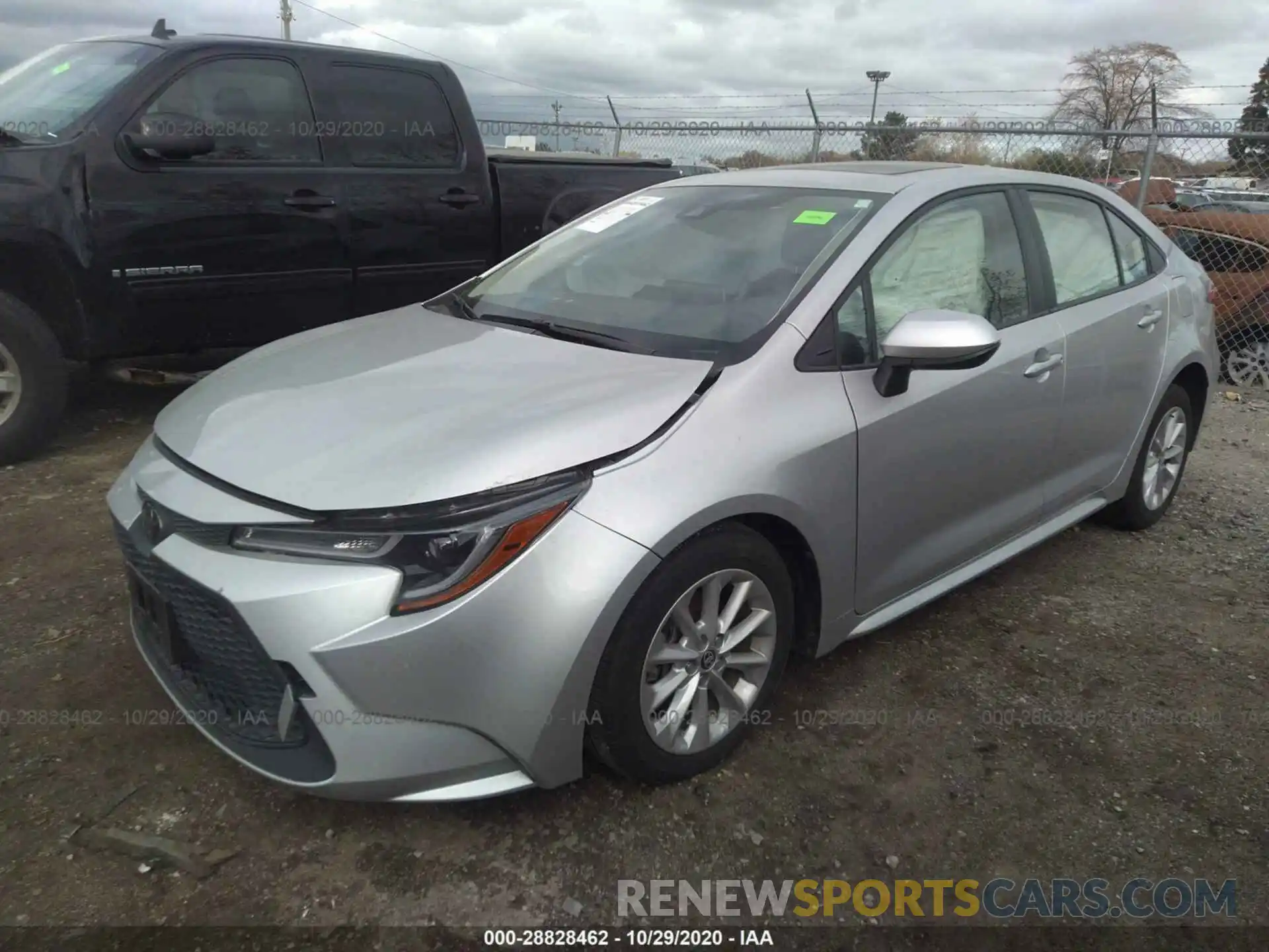 2 Photograph of a damaged car JTDHPRAE9LJ067501 TOYOTA COROLLA 2020