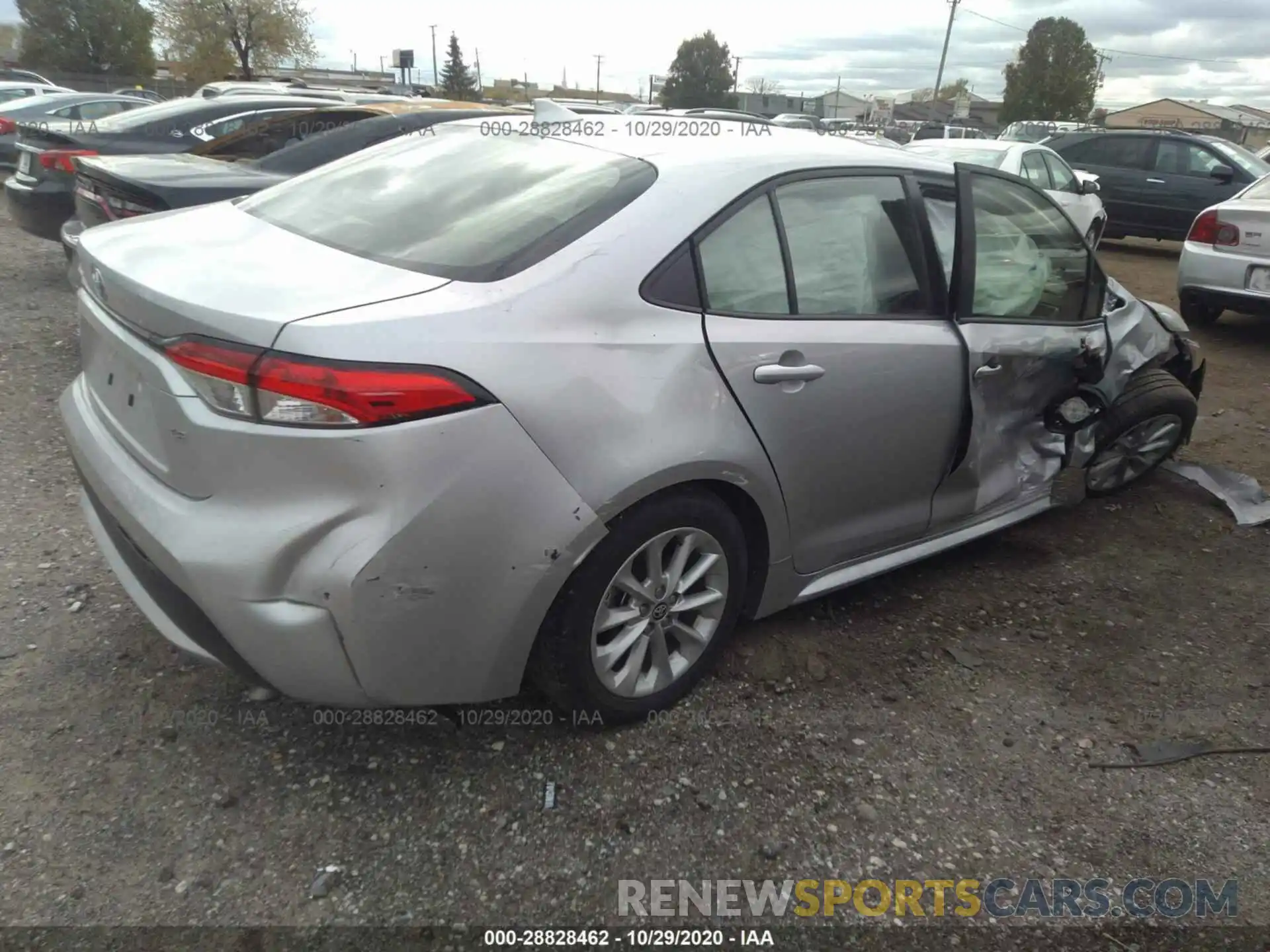 4 Photograph of a damaged car JTDHPRAE9LJ067501 TOYOTA COROLLA 2020