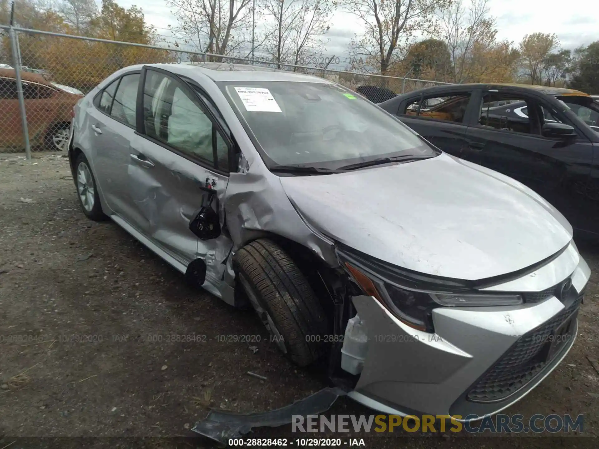 6 Photograph of a damaged car JTDHPRAE9LJ067501 TOYOTA COROLLA 2020