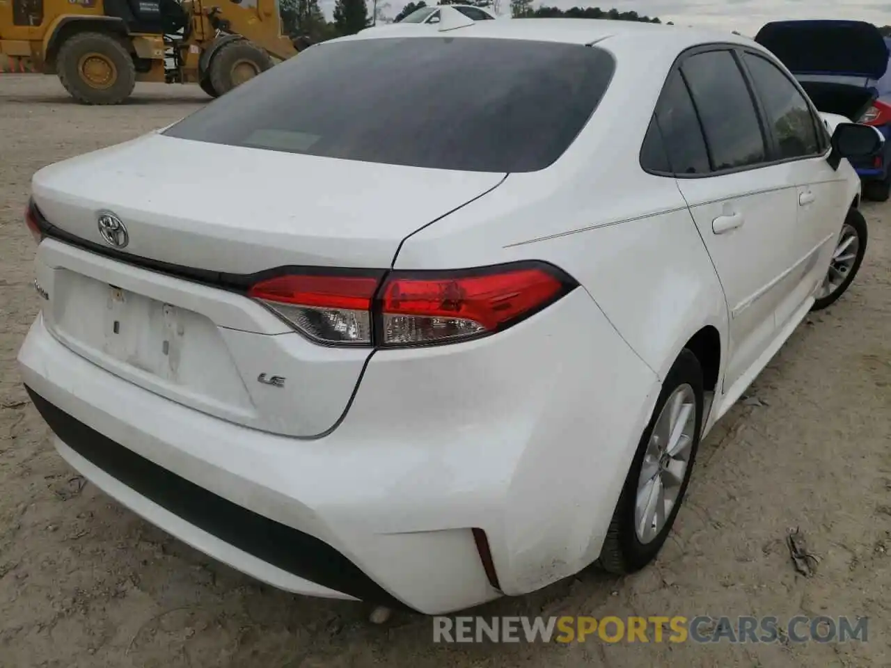 4 Photograph of a damaged car JTDHPRAE9LJ068843 TOYOTA COROLLA 2020