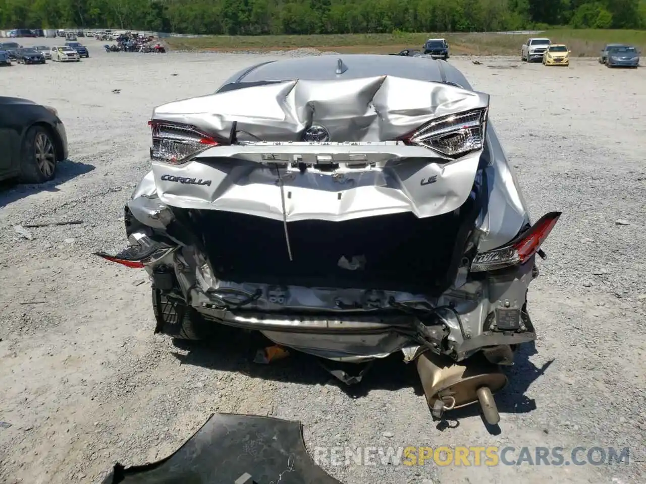 9 Photograph of a damaged car JTDHPRAE9LJ070866 TOYOTA COROLLA 2020