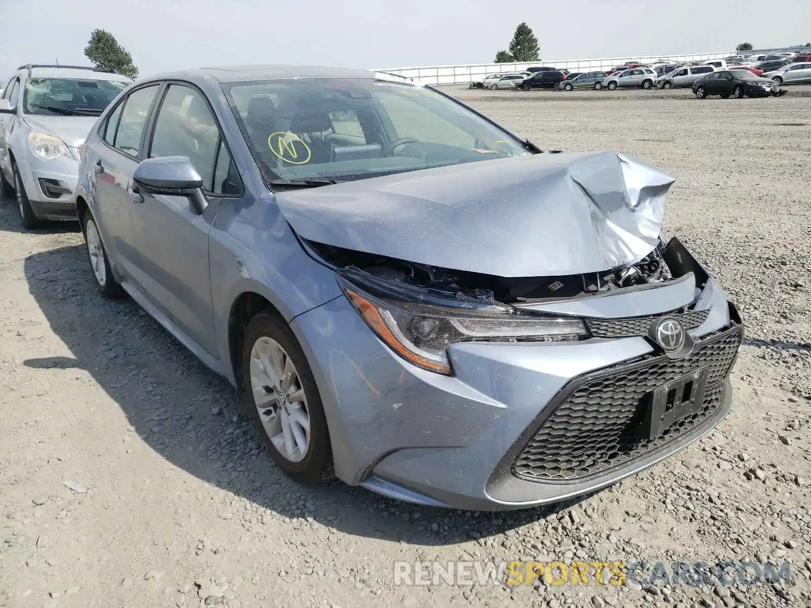 1 Photograph of a damaged car JTDHPRAE9LJ071340 TOYOTA COROLLA 2020