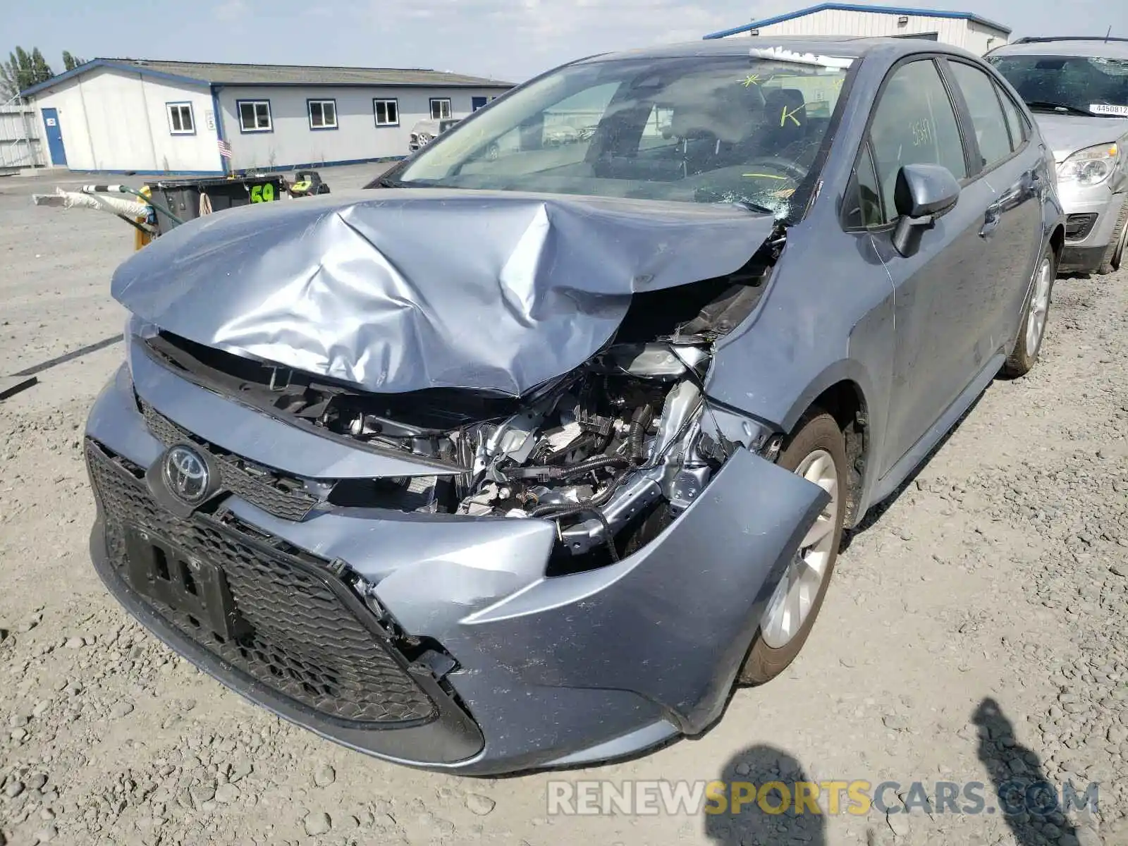 2 Photograph of a damaged car JTDHPRAE9LJ071340 TOYOTA COROLLA 2020