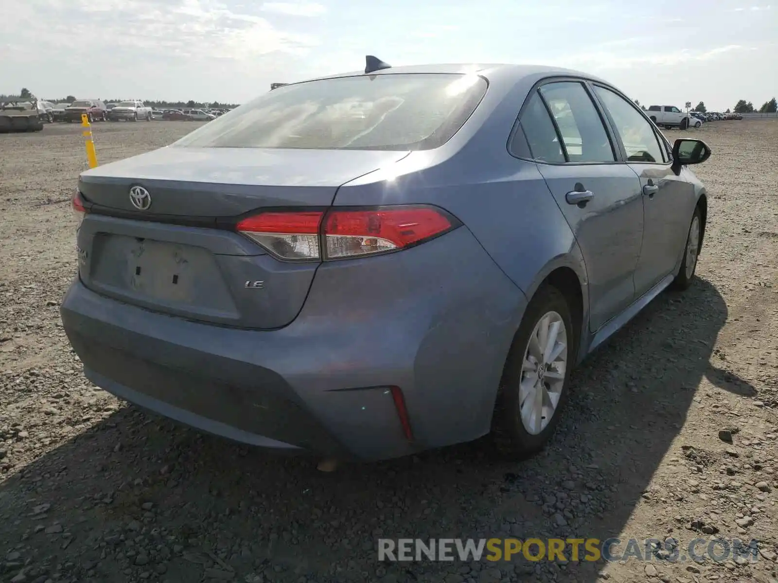 4 Photograph of a damaged car JTDHPRAE9LJ071340 TOYOTA COROLLA 2020