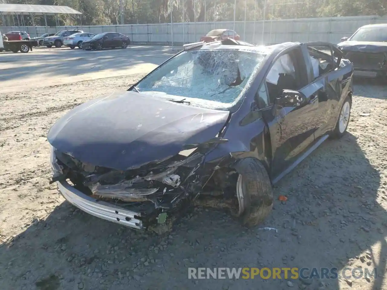 2 Photograph of a damaged car JTDHPRAE9LJ073864 TOYOTA COROLLA 2020