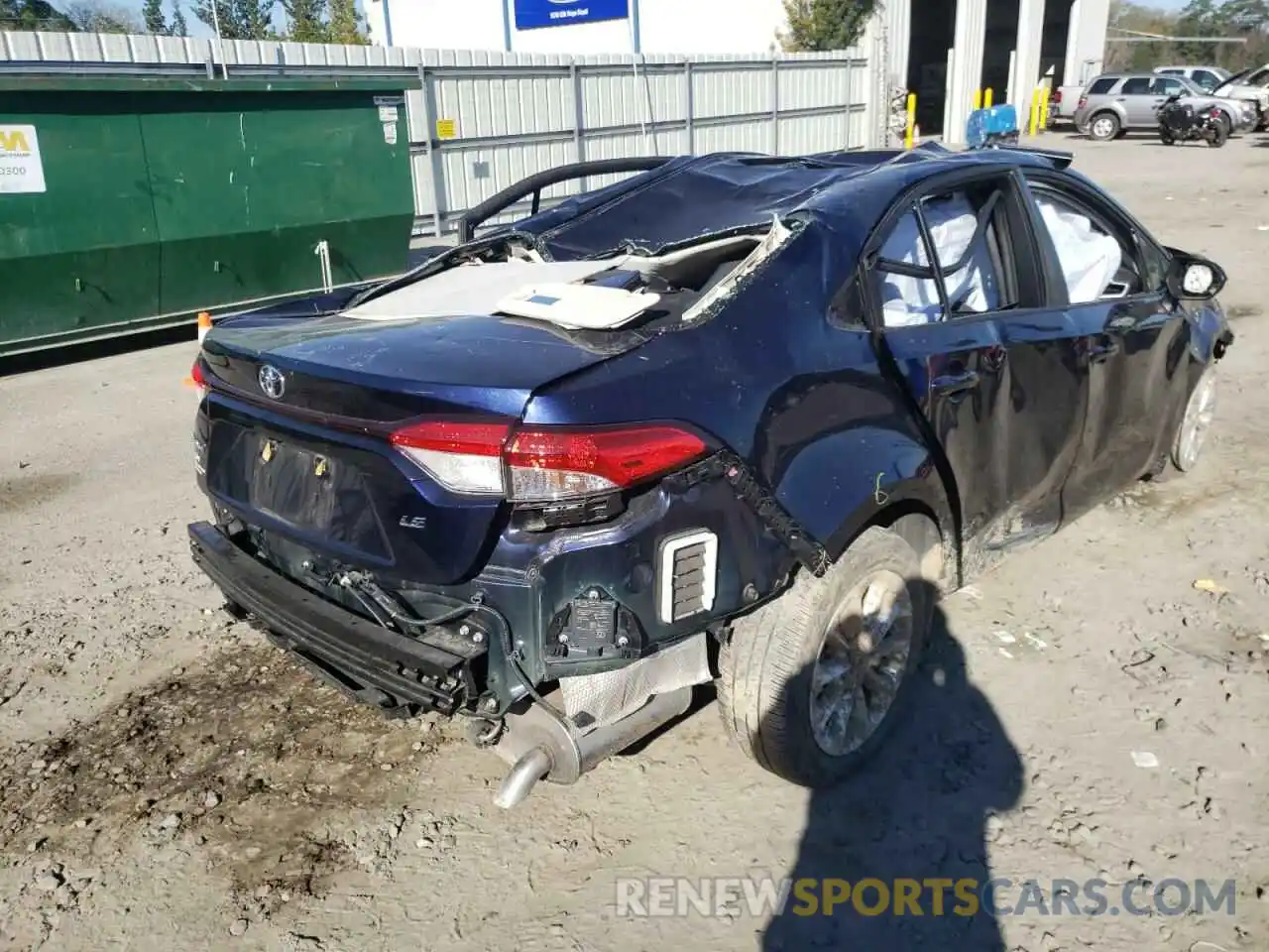 4 Photograph of a damaged car JTDHPRAE9LJ073864 TOYOTA COROLLA 2020