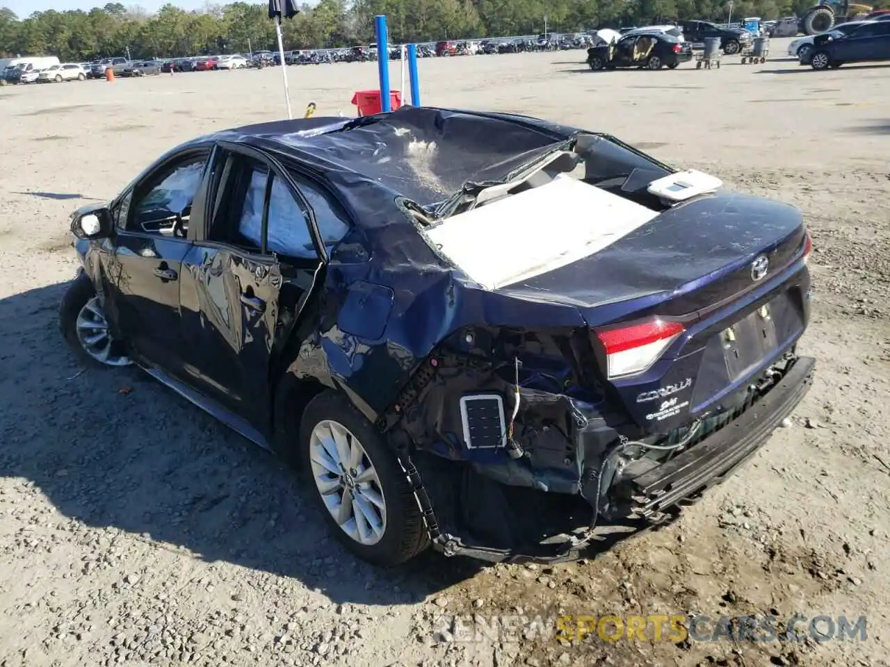 9 Photograph of a damaged car JTDHPRAE9LJ073864 TOYOTA COROLLA 2020