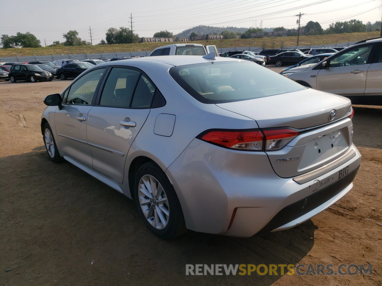 3 Photograph of a damaged car JTDHPRAEXLJ000597 TOYOTA COROLLA 2020