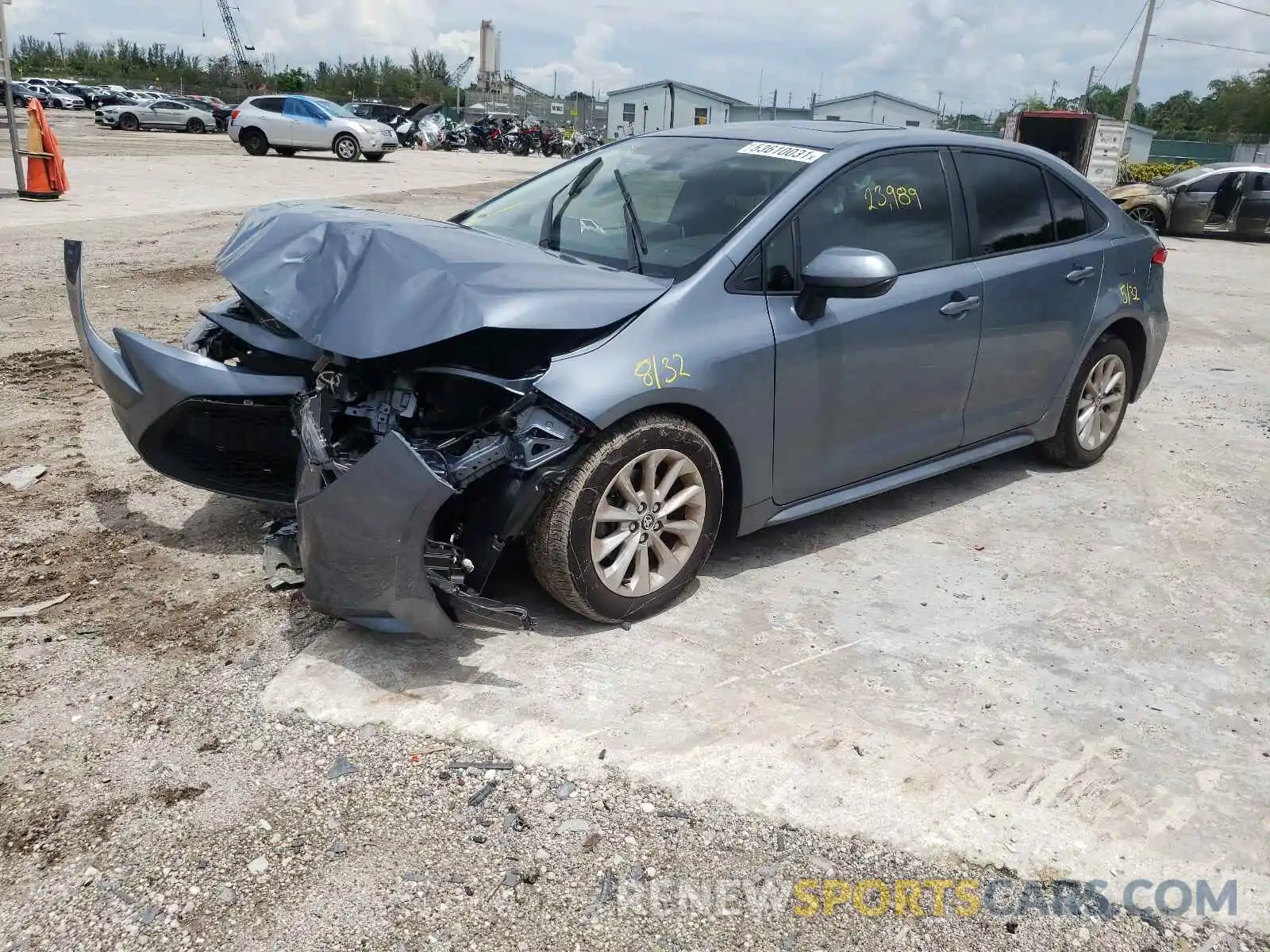 2 Photograph of a damaged car JTDHPRAEXLJ005914 TOYOTA COROLLA 2020