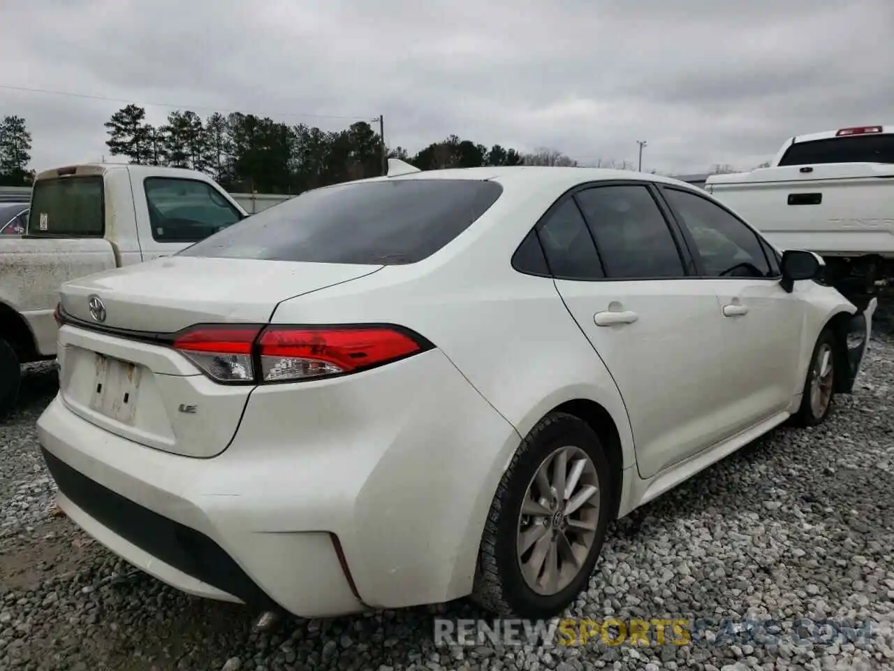 4 Photograph of a damaged car JTDHPRAEXLJ010370 TOYOTA COROLLA 2020