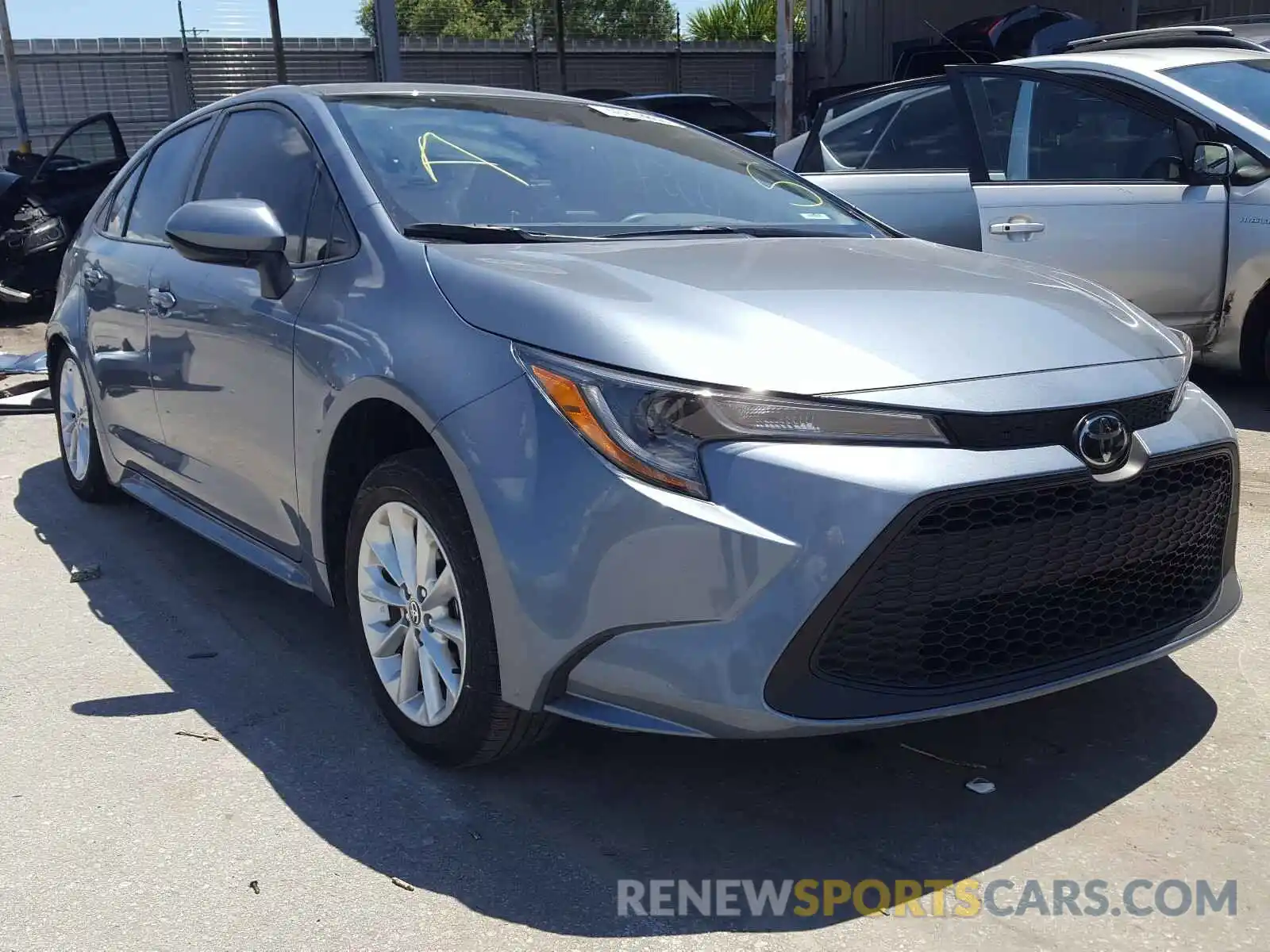 1 Photograph of a damaged car JTDHPRAEXLJ013575 TOYOTA COROLLA 2020