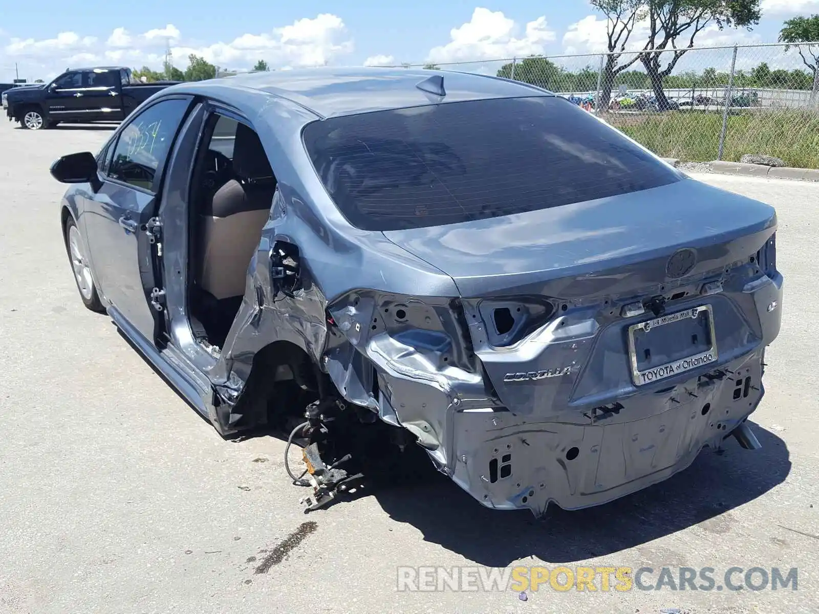 3 Photograph of a damaged car JTDHPRAEXLJ013575 TOYOTA COROLLA 2020