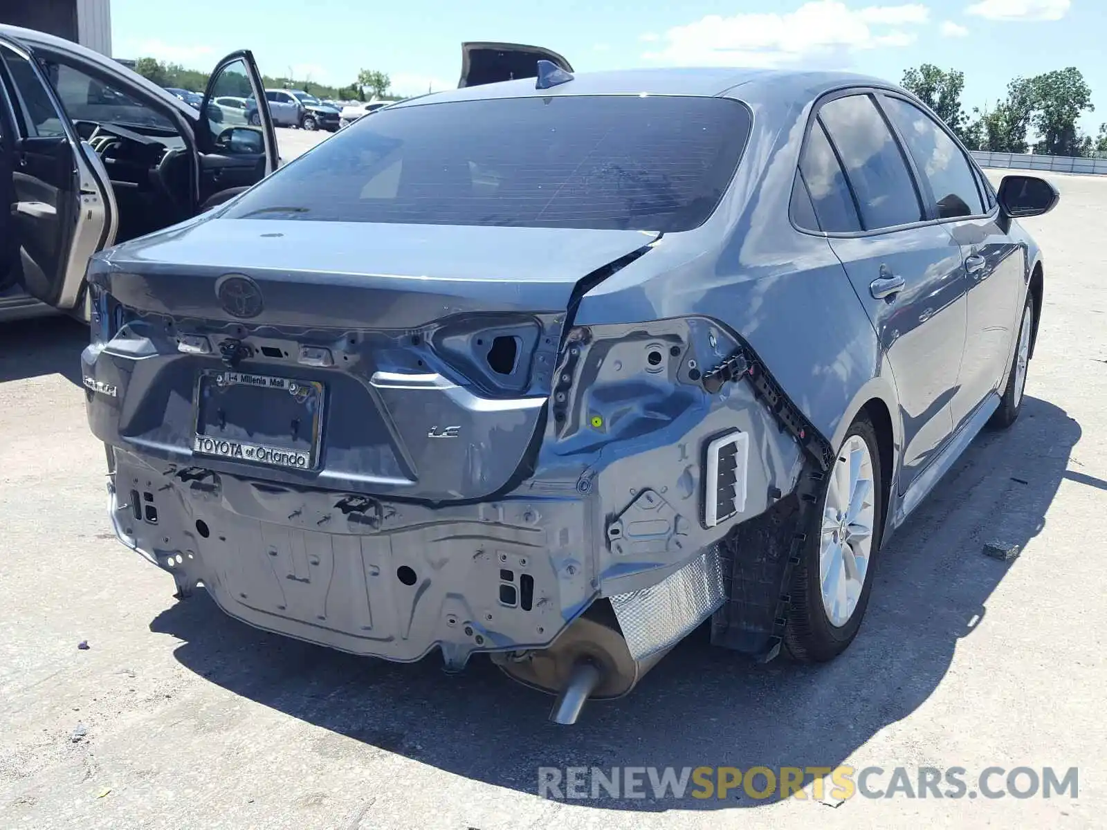 4 Photograph of a damaged car JTDHPRAEXLJ013575 TOYOTA COROLLA 2020