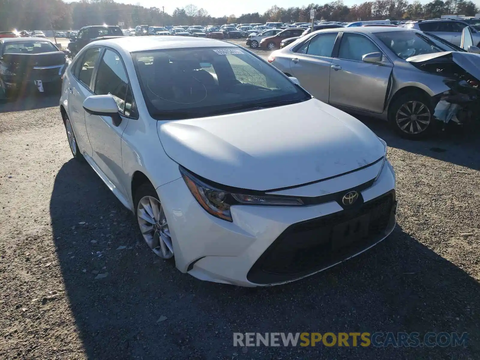 1 Photograph of a damaged car JTDHPRAEXLJ016525 TOYOTA COROLLA 2020