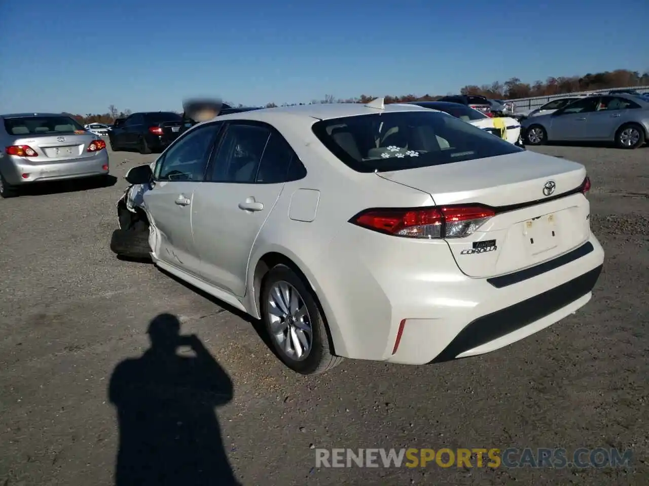 3 Photograph of a damaged car JTDHPRAEXLJ016525 TOYOTA COROLLA 2020