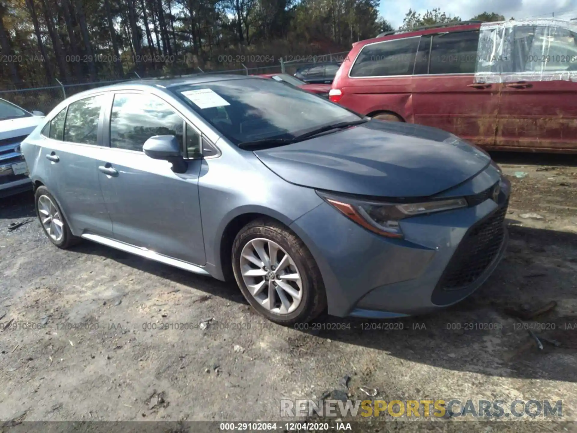 1 Photograph of a damaged car JTDHPRAEXLJ017366 TOYOTA COROLLA 2020