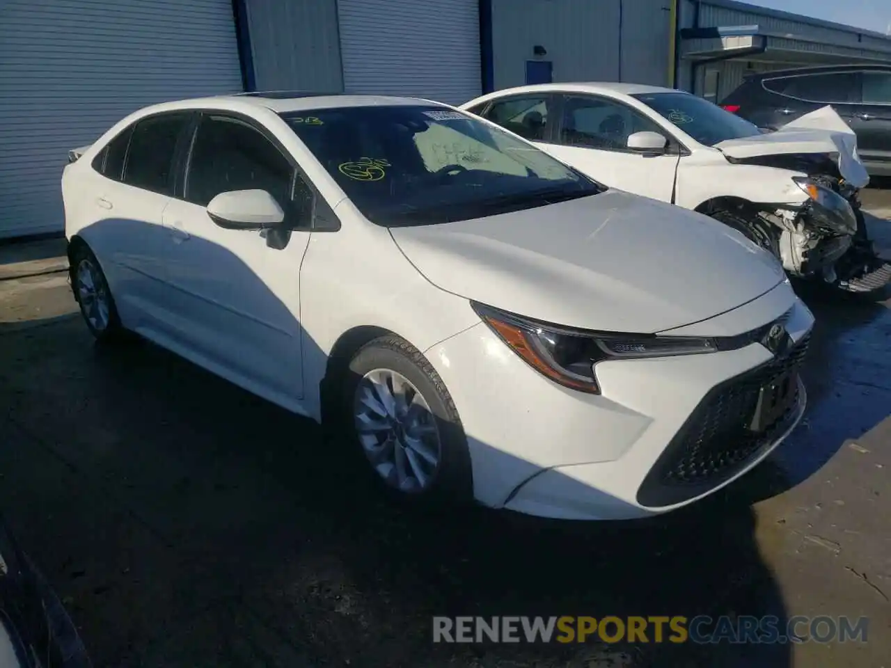 1 Photograph of a damaged car JTDHPRAEXLJ022566 TOYOTA COROLLA 2020