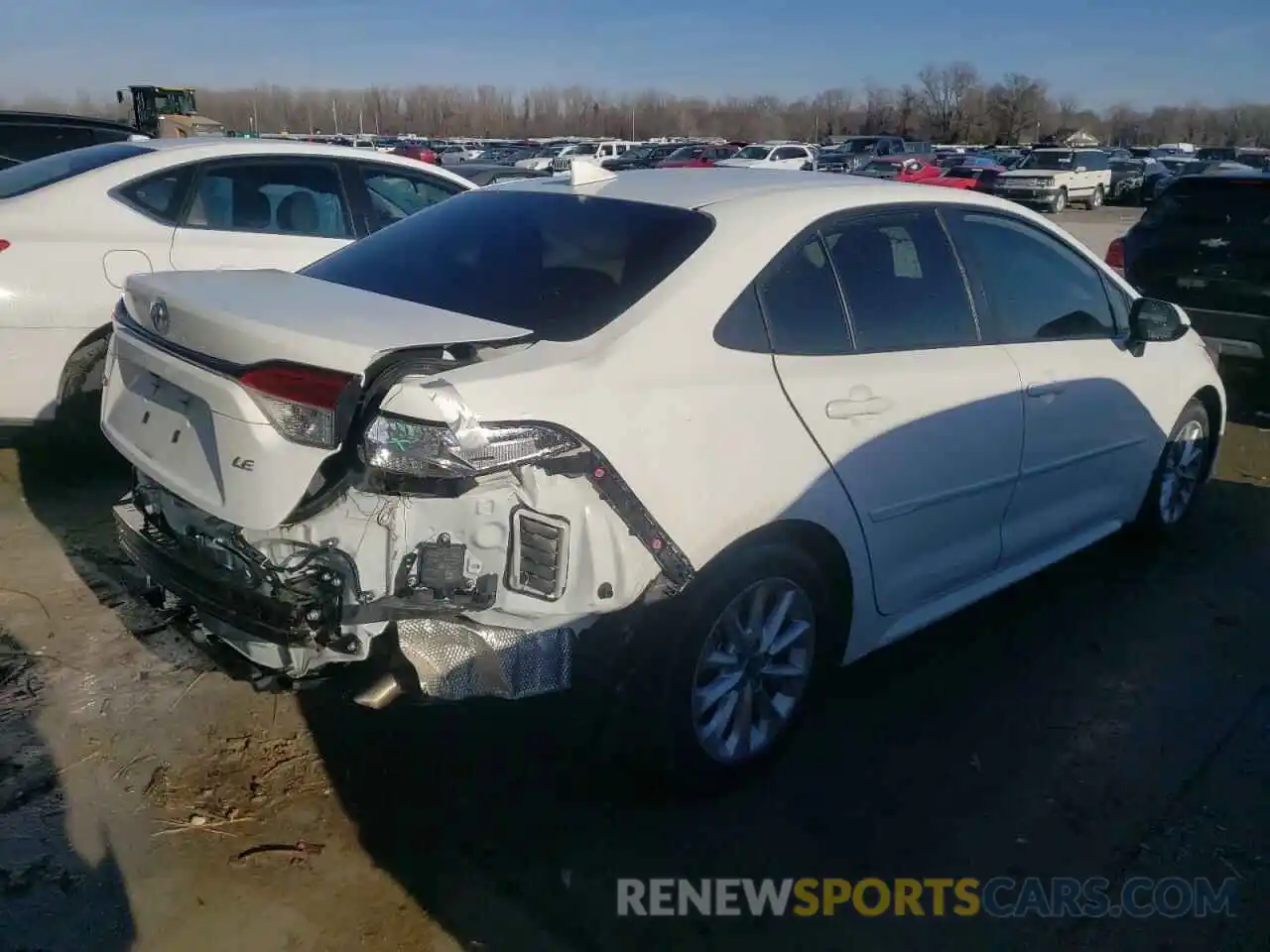 4 Photograph of a damaged car JTDHPRAEXLJ022566 TOYOTA COROLLA 2020