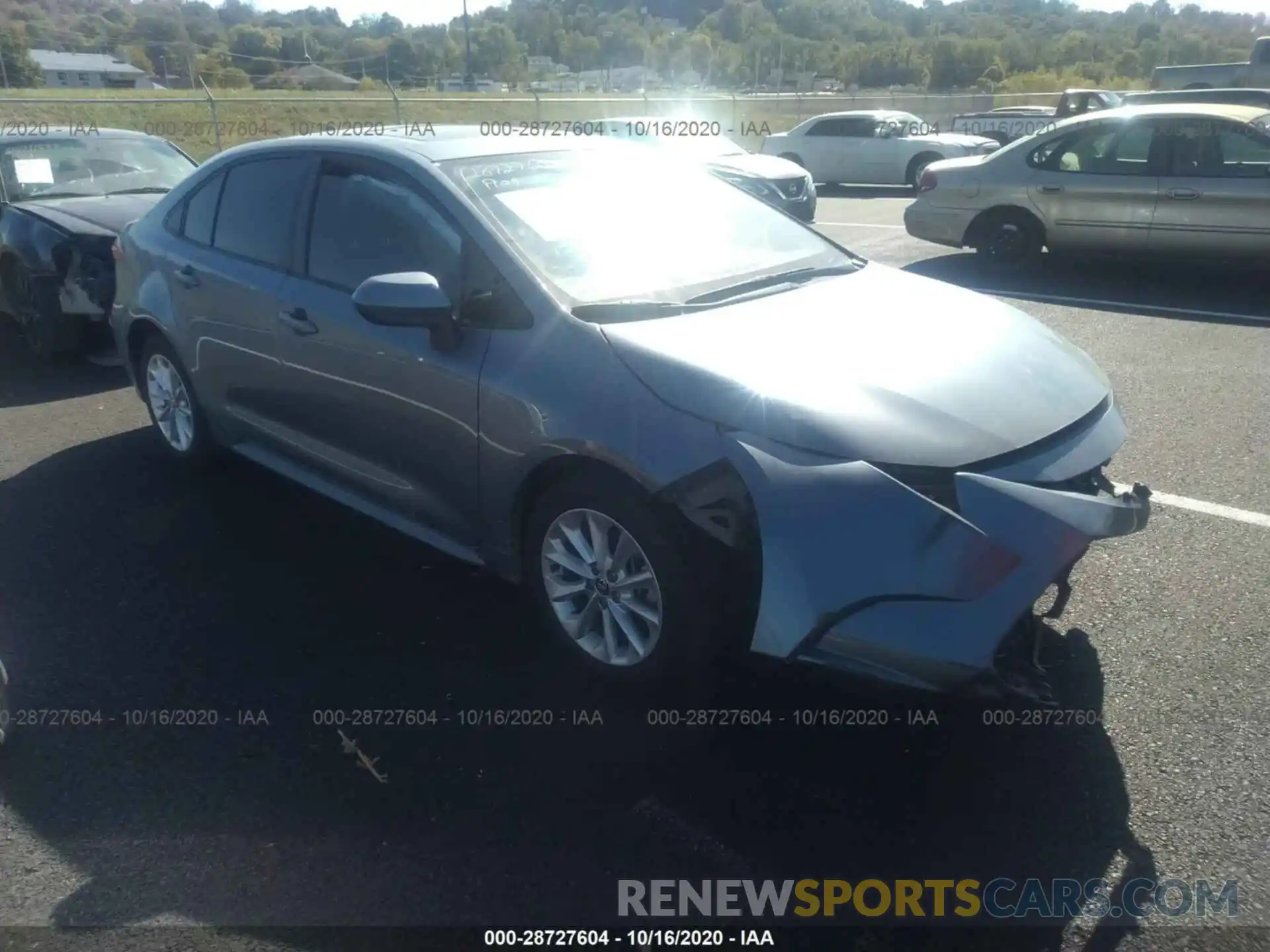 1 Photograph of a damaged car JTDHPRAEXLJ024575 TOYOTA COROLLA 2020