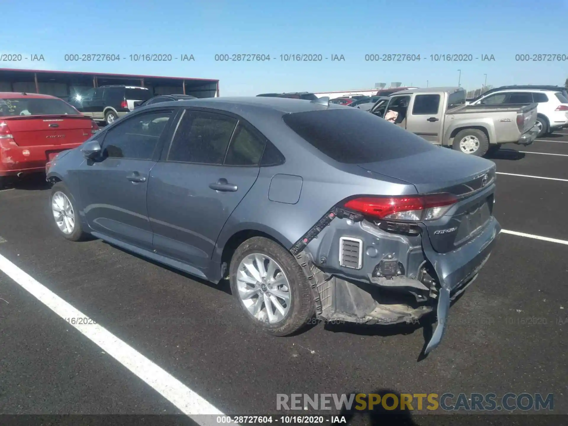 3 Photograph of a damaged car JTDHPRAEXLJ024575 TOYOTA COROLLA 2020