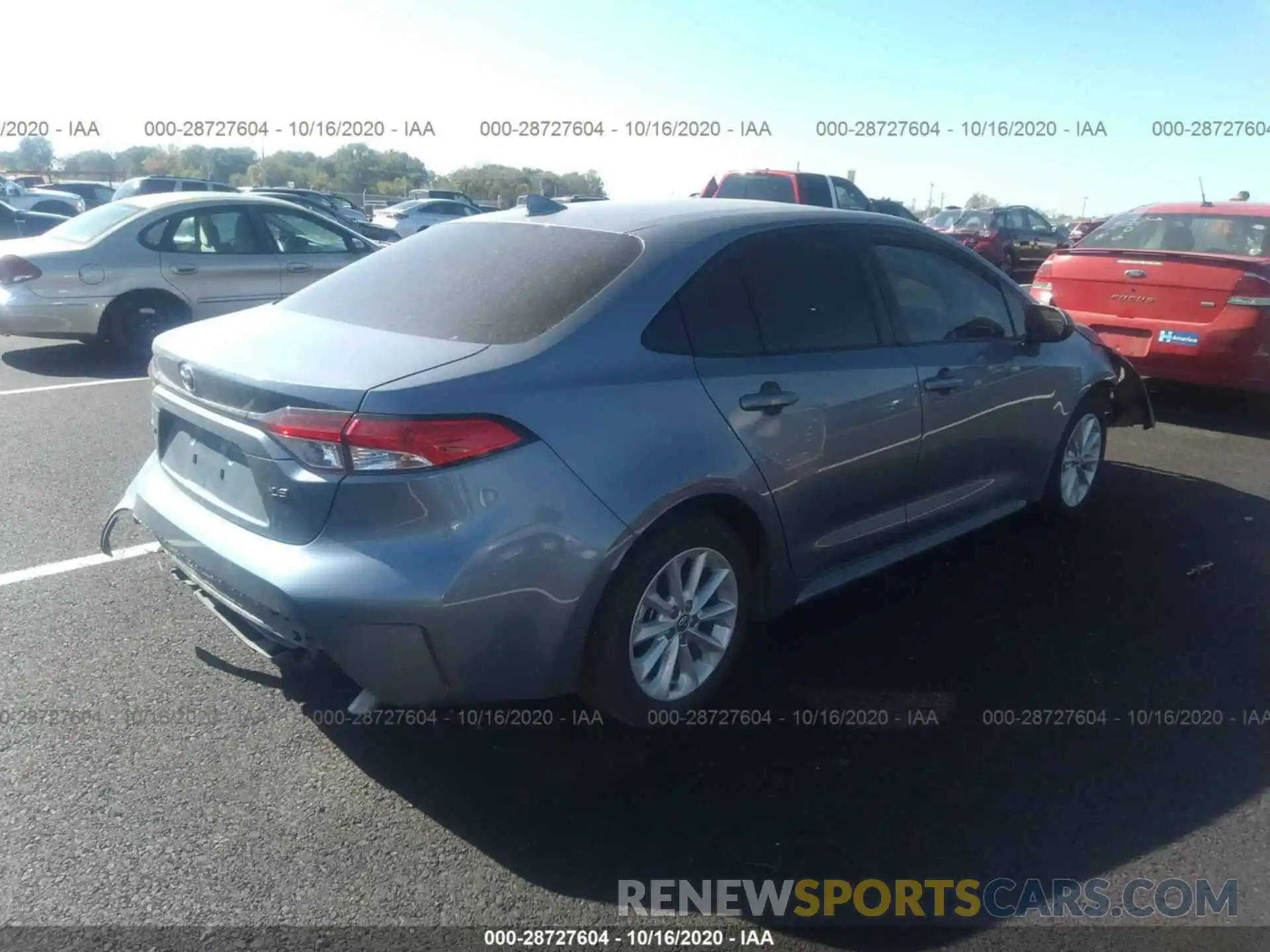 4 Photograph of a damaged car JTDHPRAEXLJ024575 TOYOTA COROLLA 2020